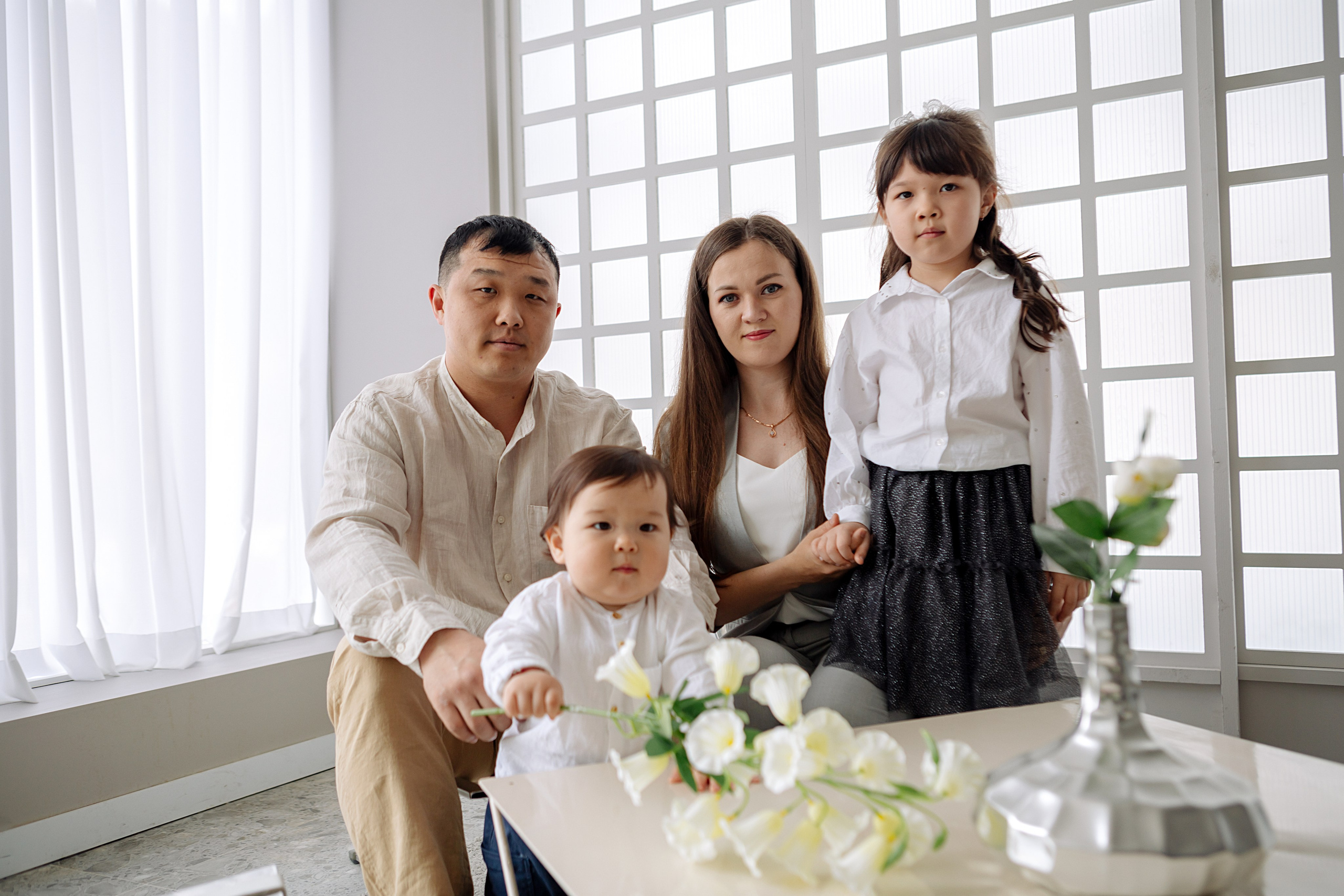 Тимофей в студии. Фотограф беременности, ньюборн и годовасиков в Корее Жанна Хан