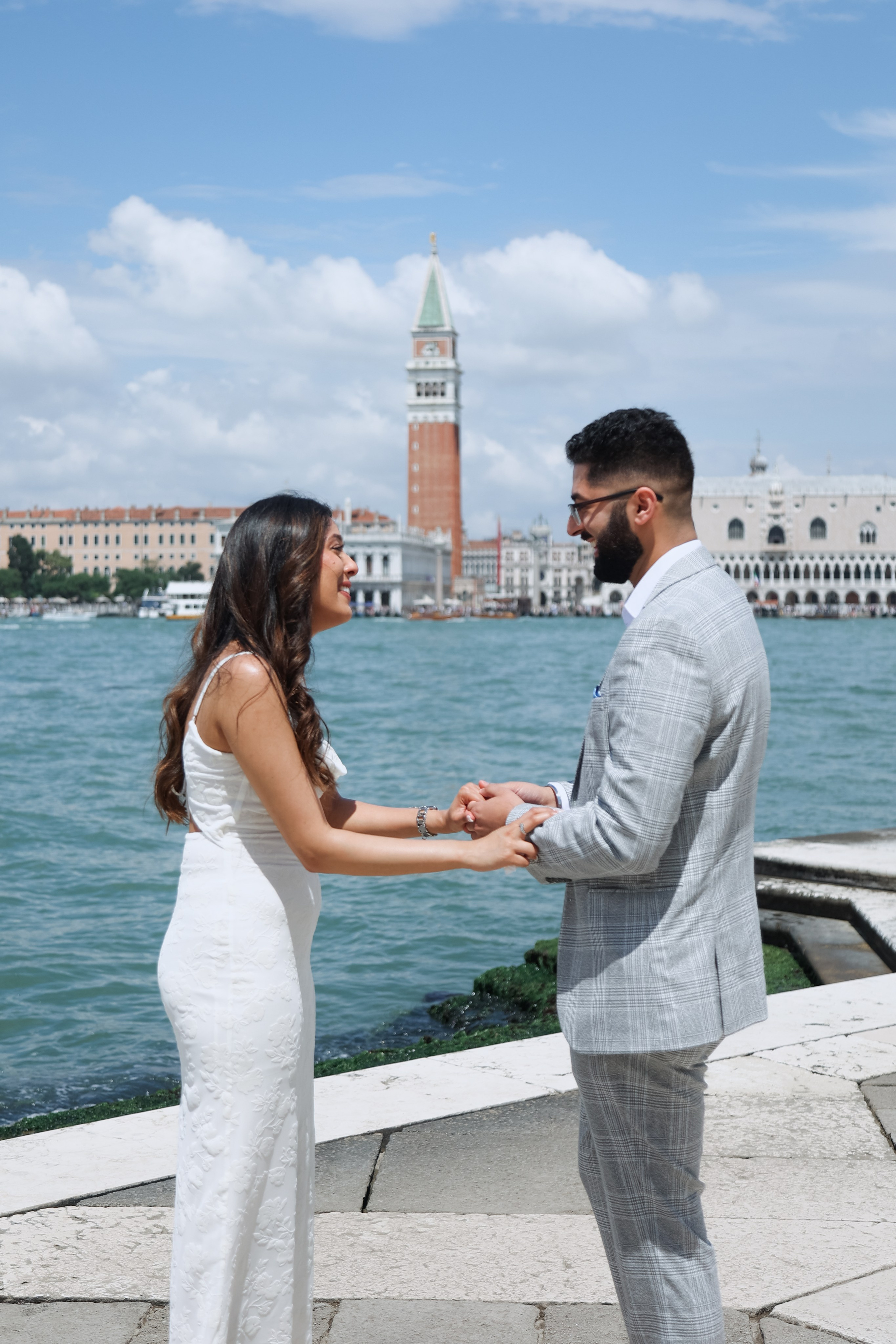 Engagement photo shoot in Venice