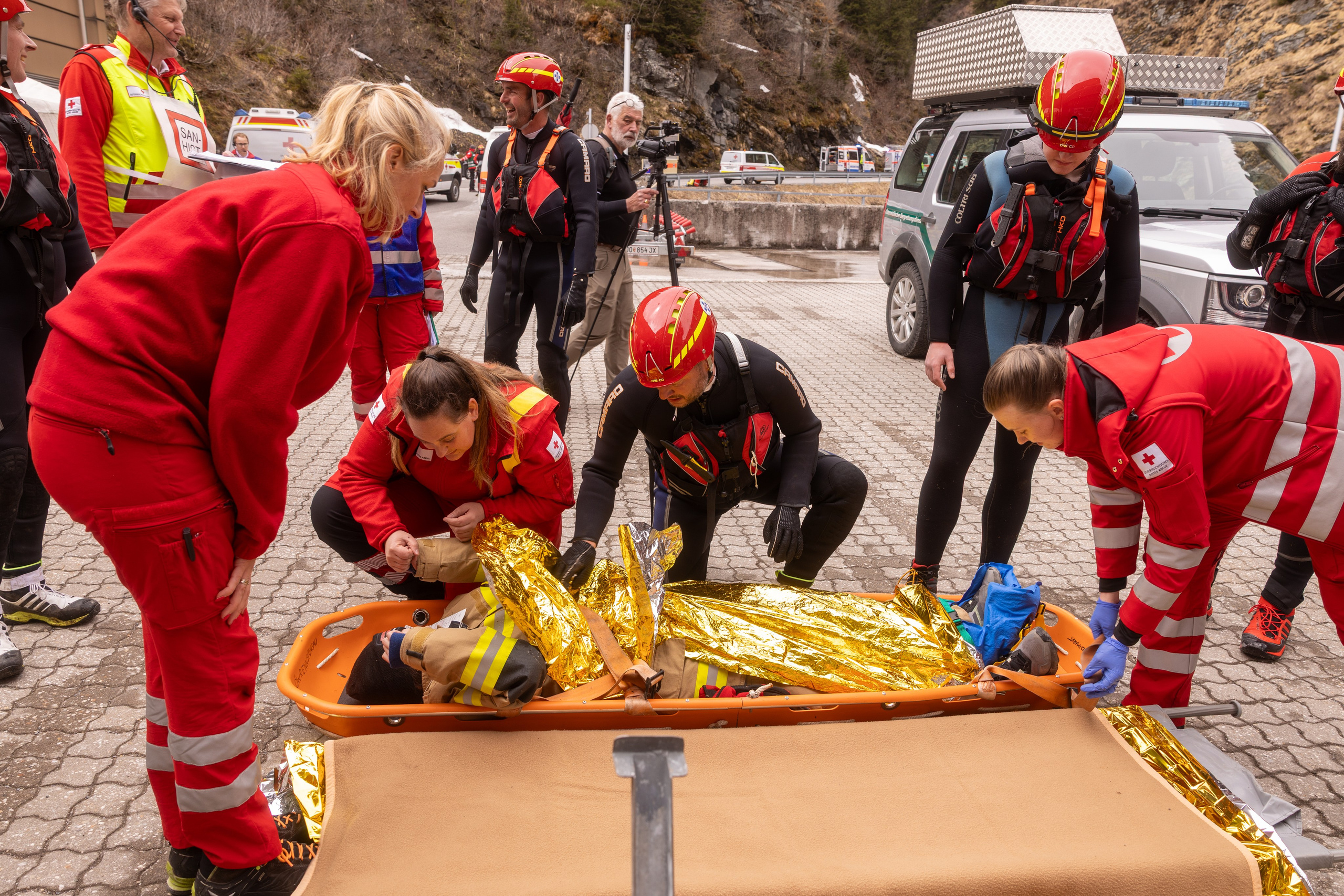 BEZIRKSÜBUNG WASSERRETTUNG 2025, Sportgastein. Guzel Kolobova| Fotografin| Salzburg