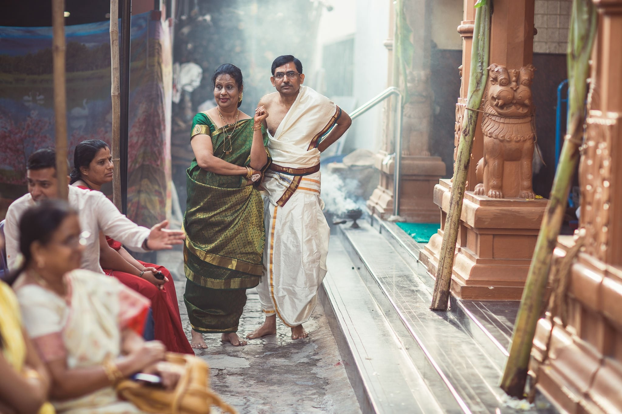 Traditional Kannada Brahmin Temple wedding, JP nagar, Bangalore