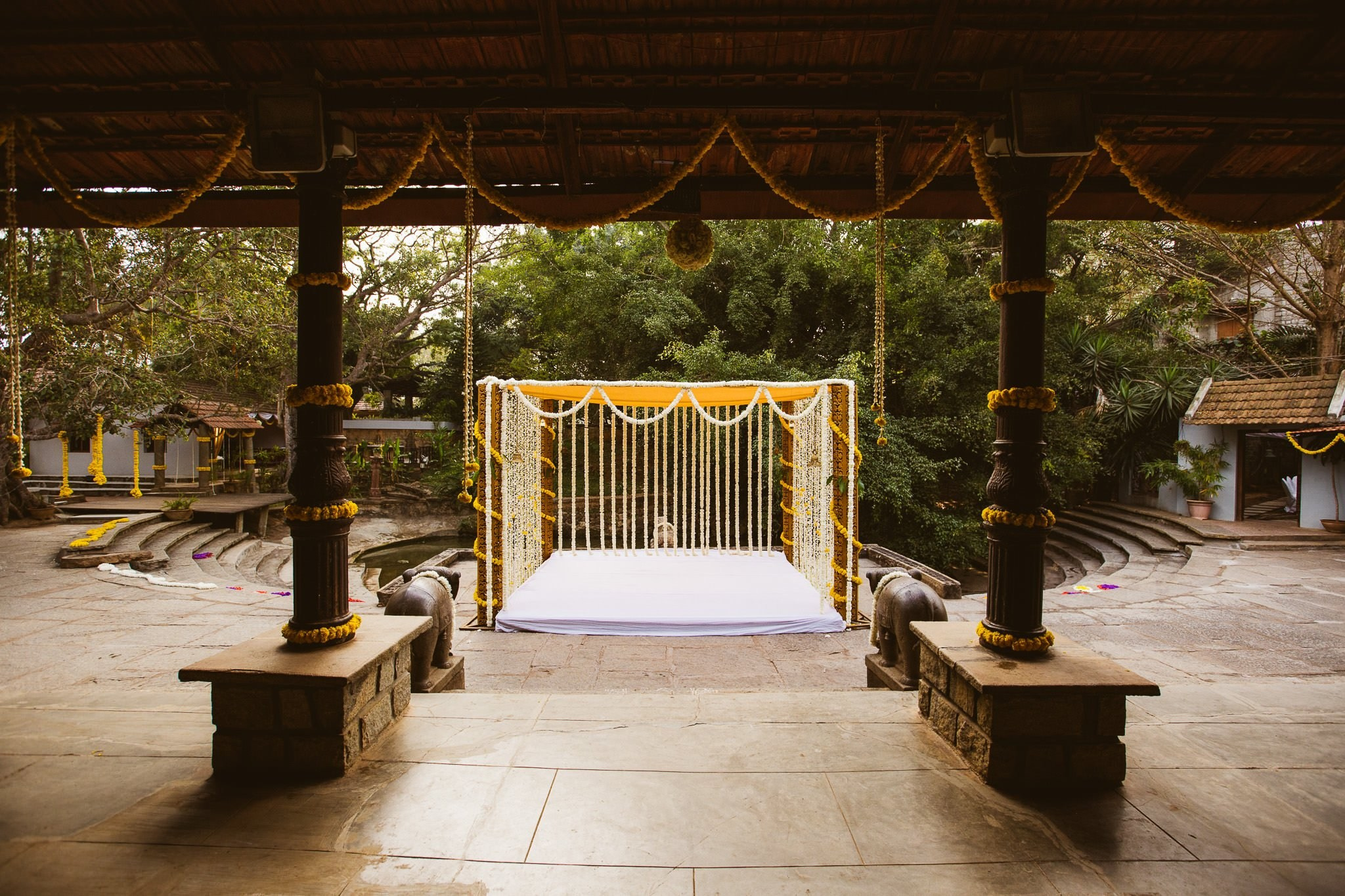 An intimate destination wedding at The Tamarind Tree, J.P Nagar, Bangalore