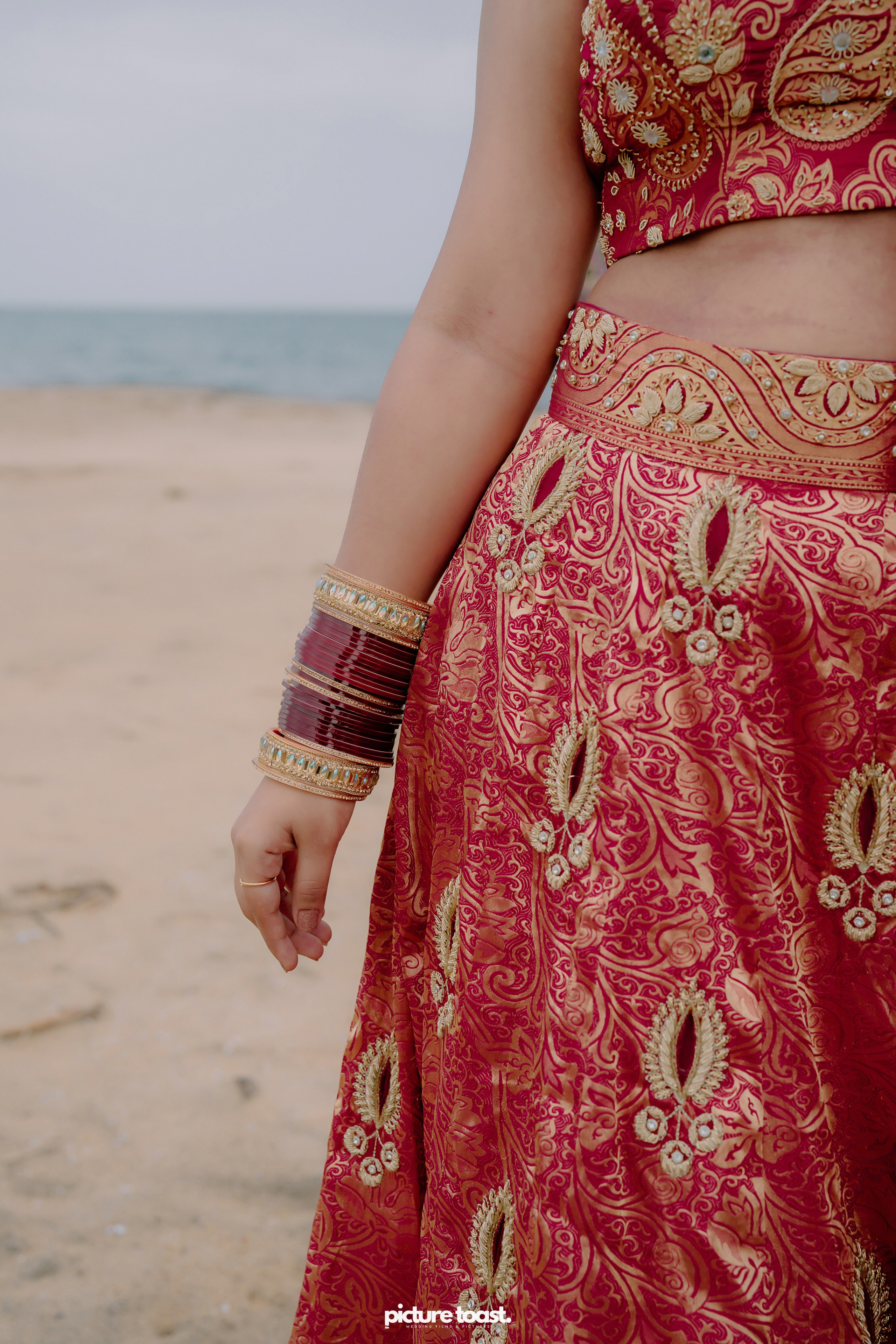 Beach Wedding! Ft. Malavika & Vishnu. Fine art Wedding Photographers in India & Canada