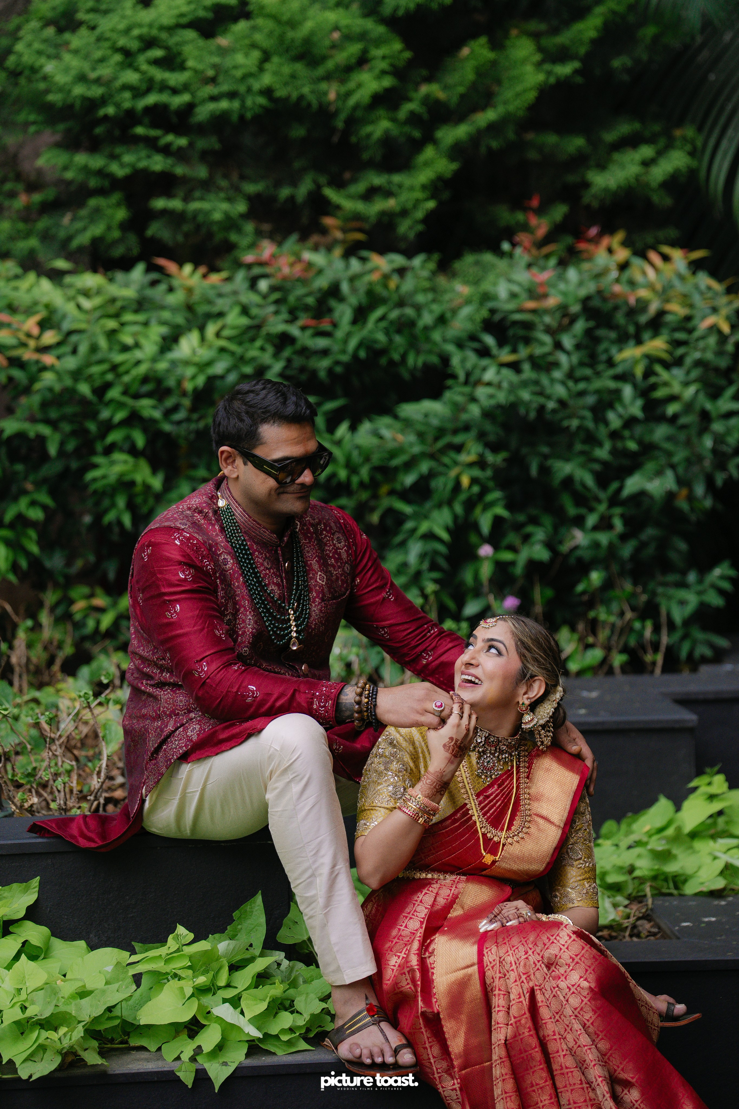 South Indian Wedding Ft. Aashna & Rajiv. Fine art Wedding Photographers in India & Canada