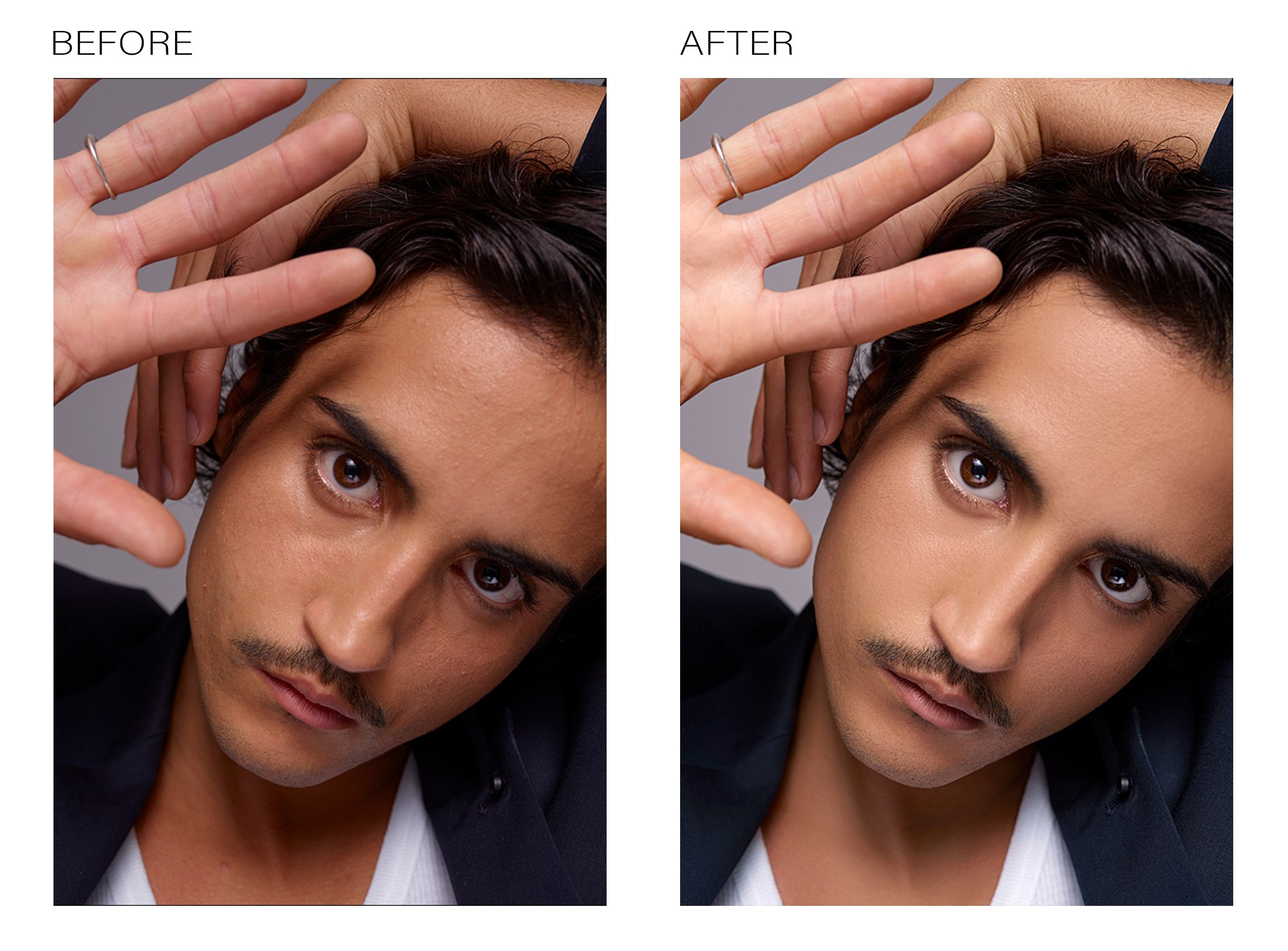 Бьюти ретушь до и после обработки. Фотограф и ретушер в Белграде Елена Skullova