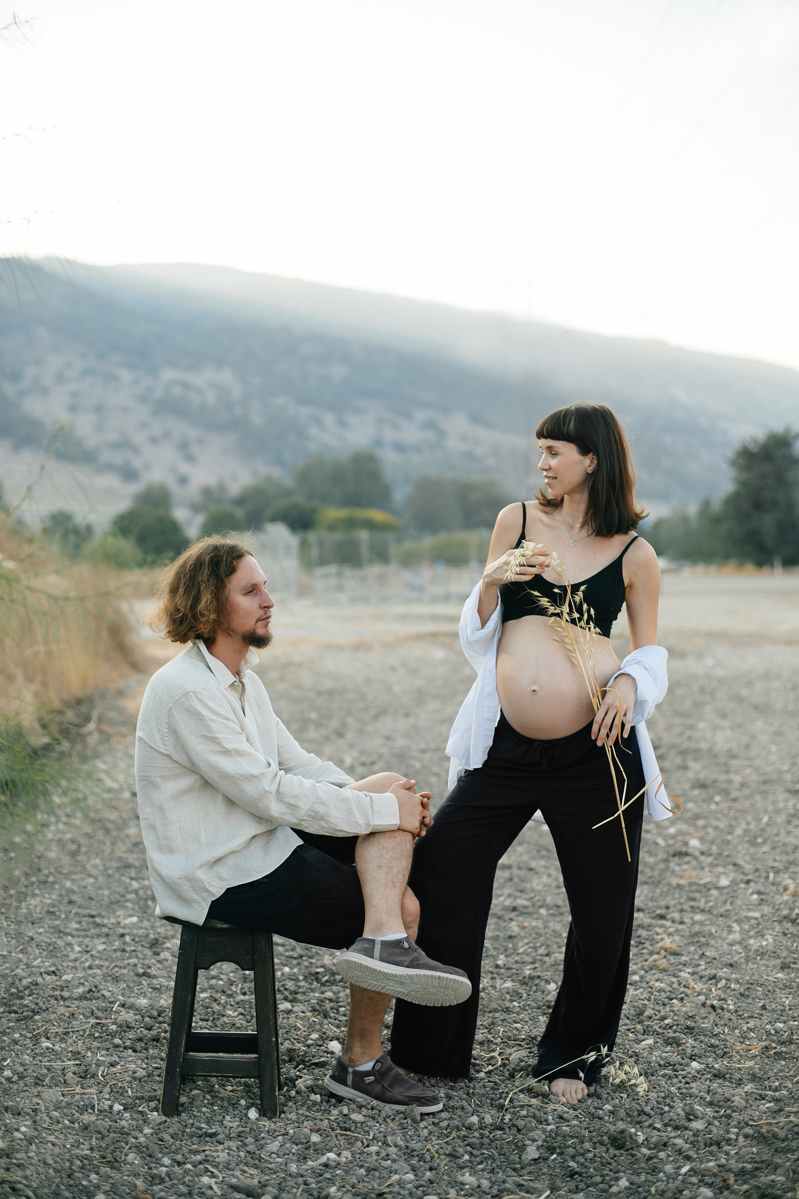 Kiryat Tivon field. Family photographer in Israel
