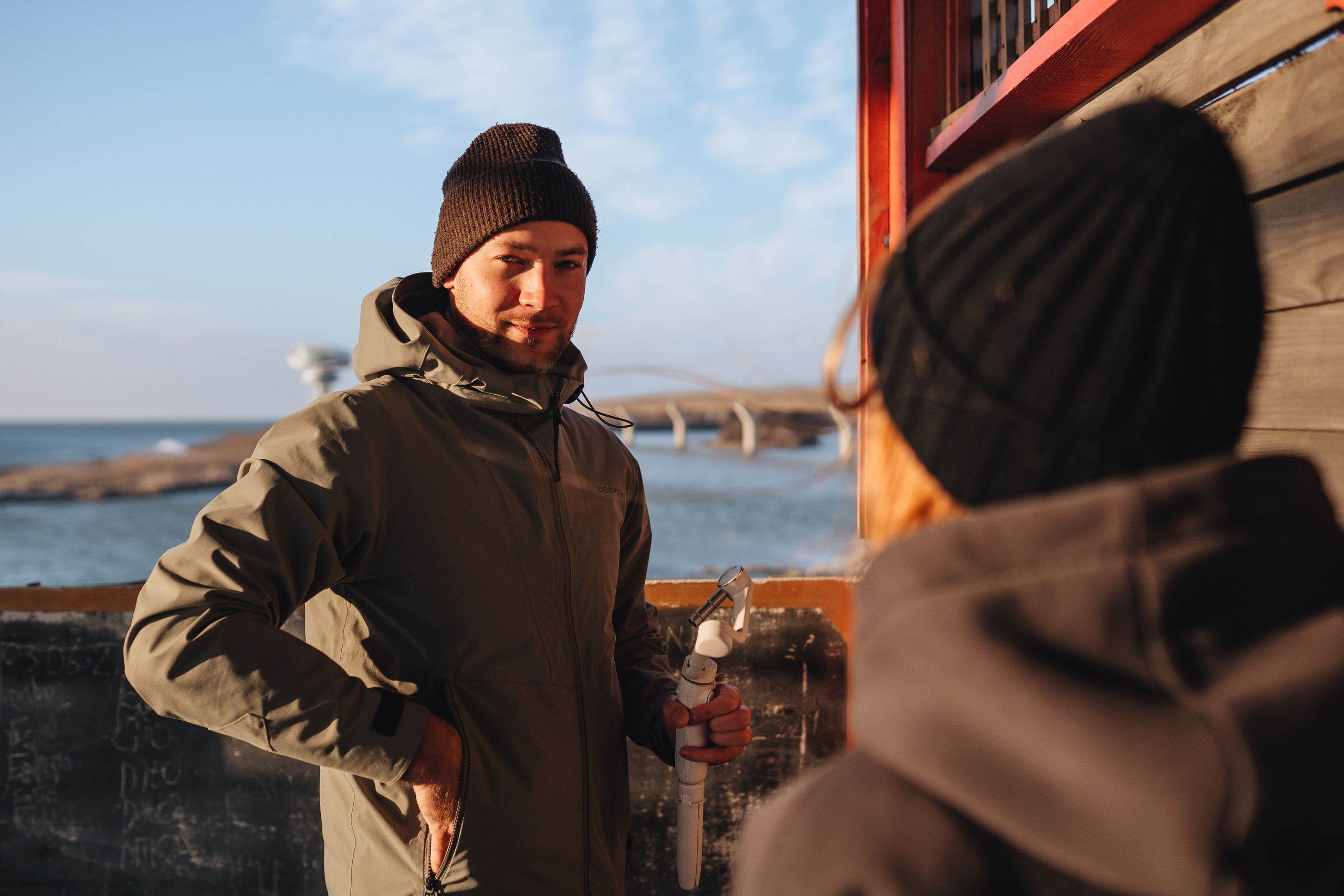 Photo backstage of clip shooting by photographer Denis Moiseev