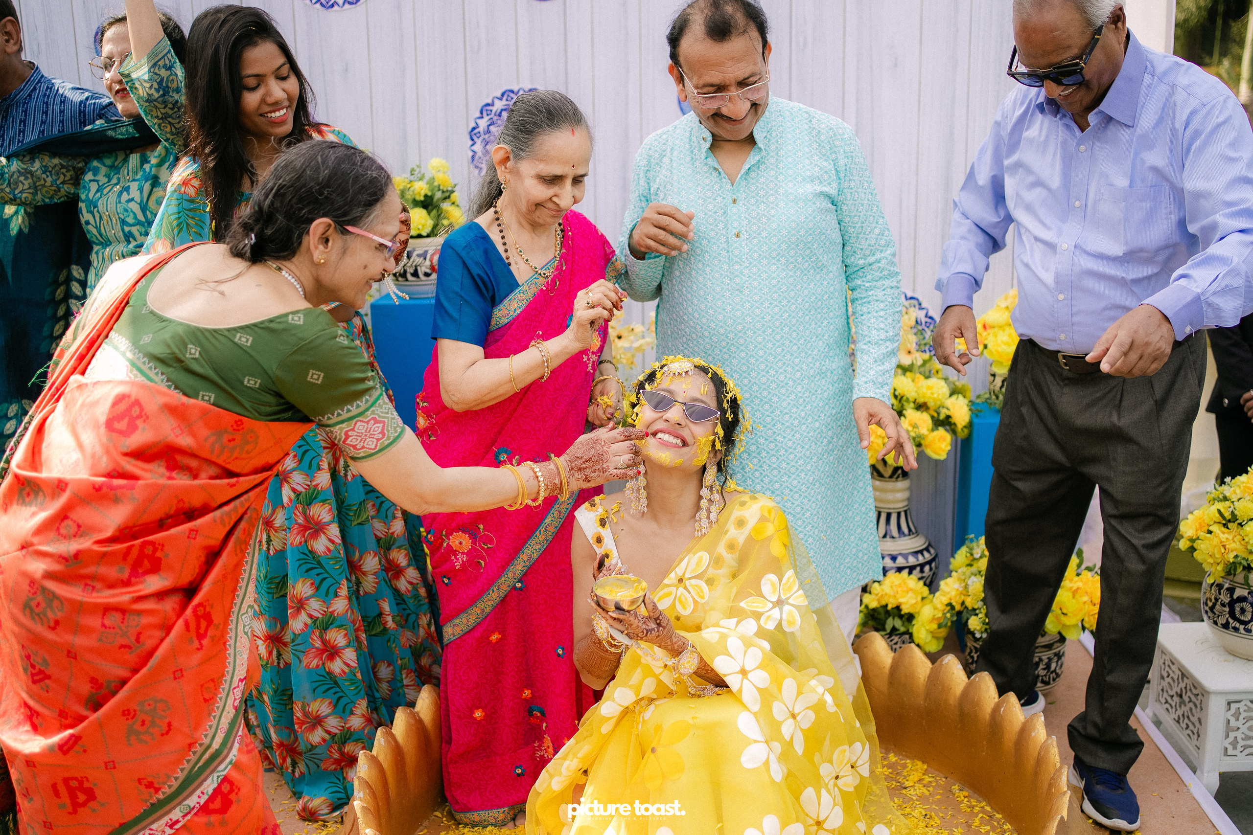 Haldi Hues Ft. Baebie & Goyal. Fine art Wedding Photographers in India & Canada