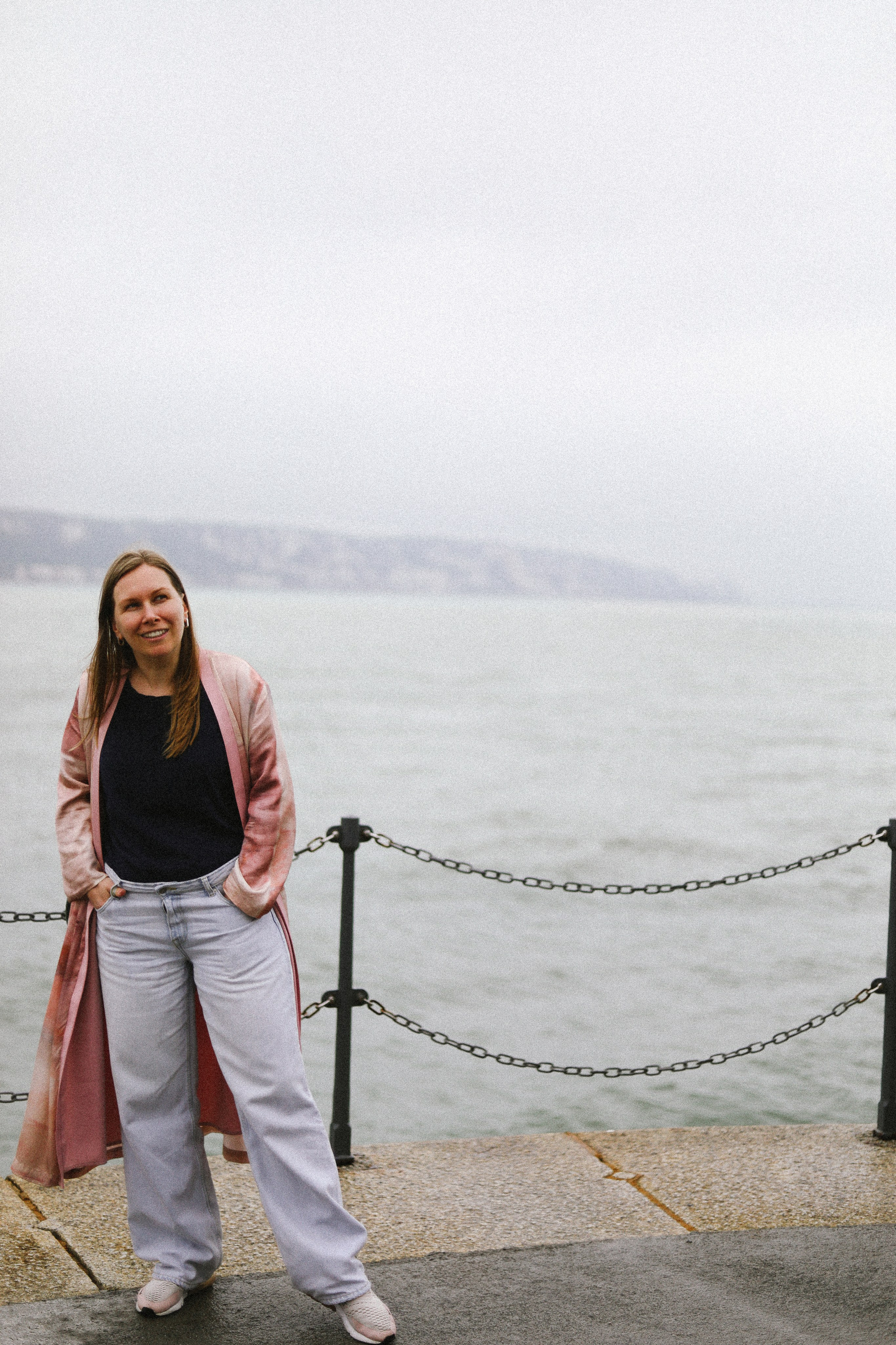Katya near the lighthouse. Victoria Dini. Art photography in London / Folkestone, UK