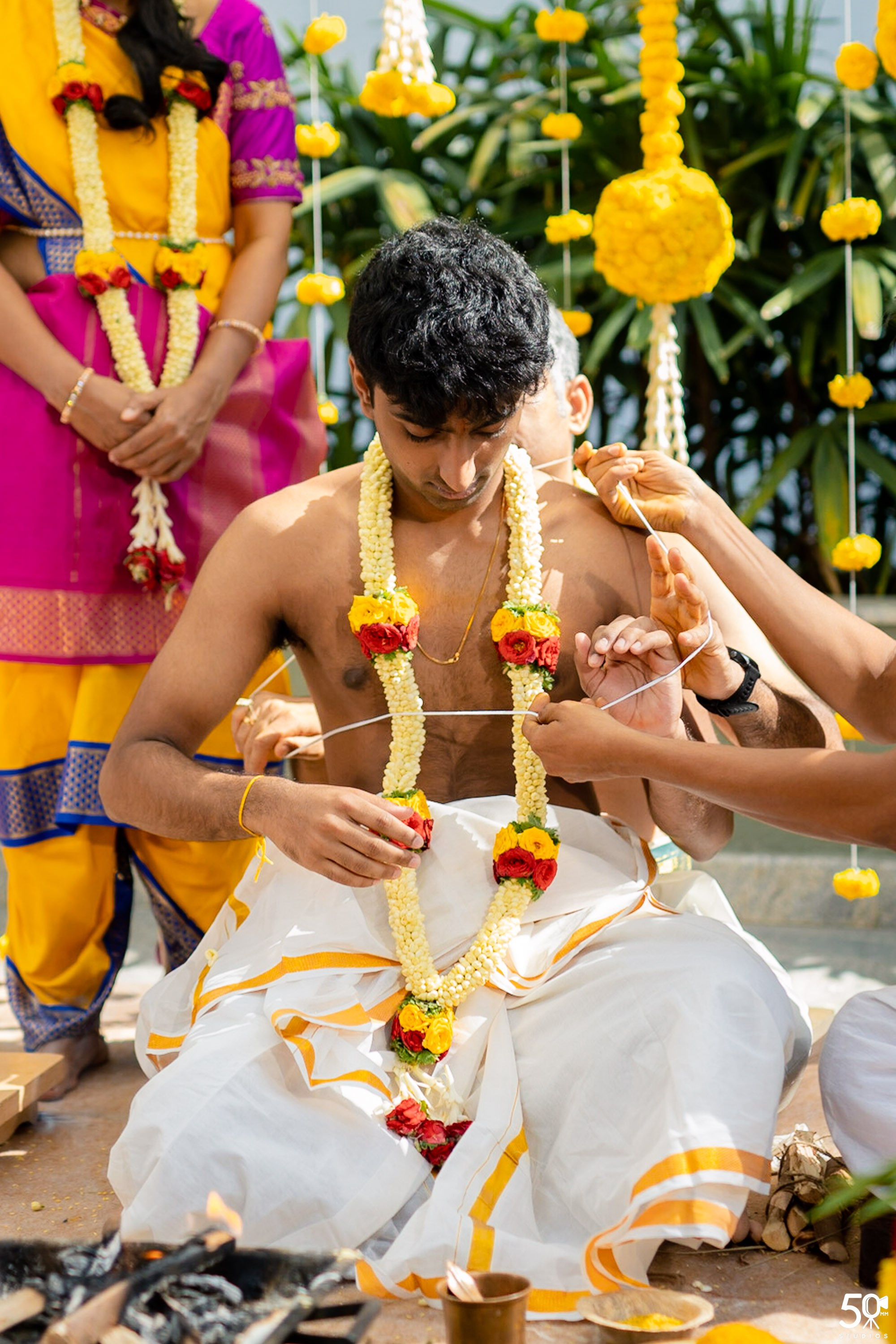 SANJAY AND SAKETH UPANAYANA. 50mm STUDIOS