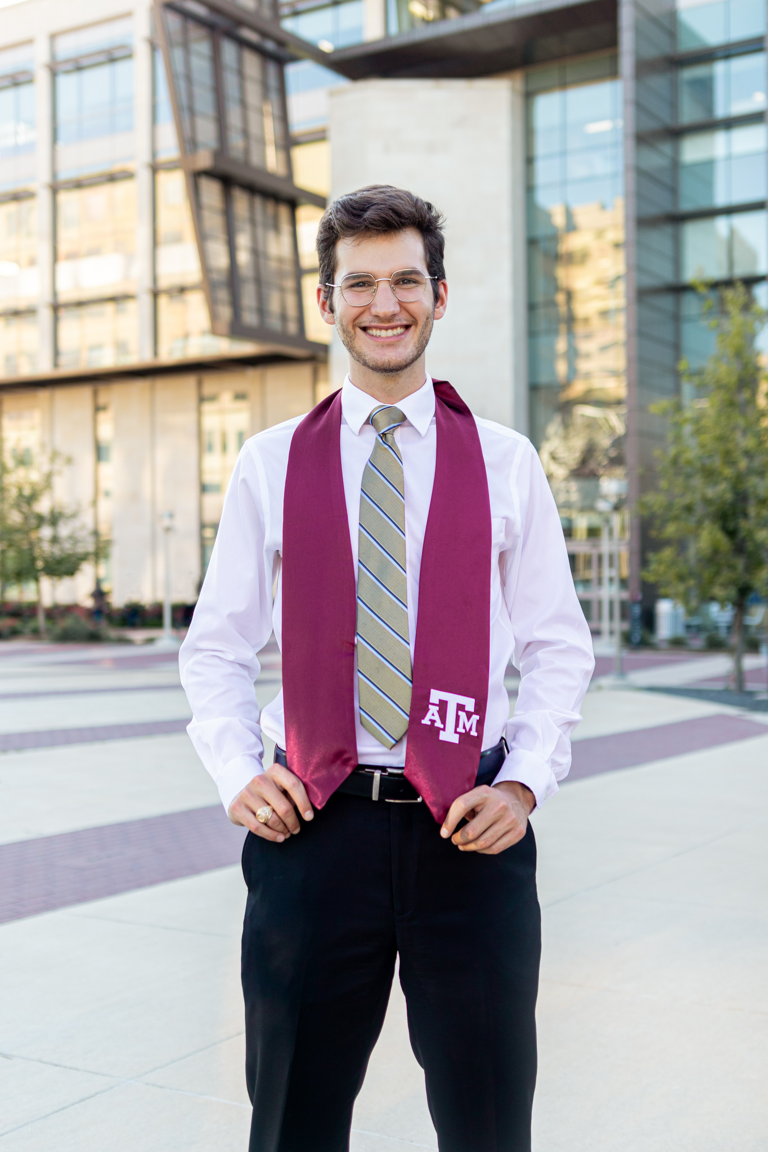 John-David's senior photoshoot at Texas A&M University