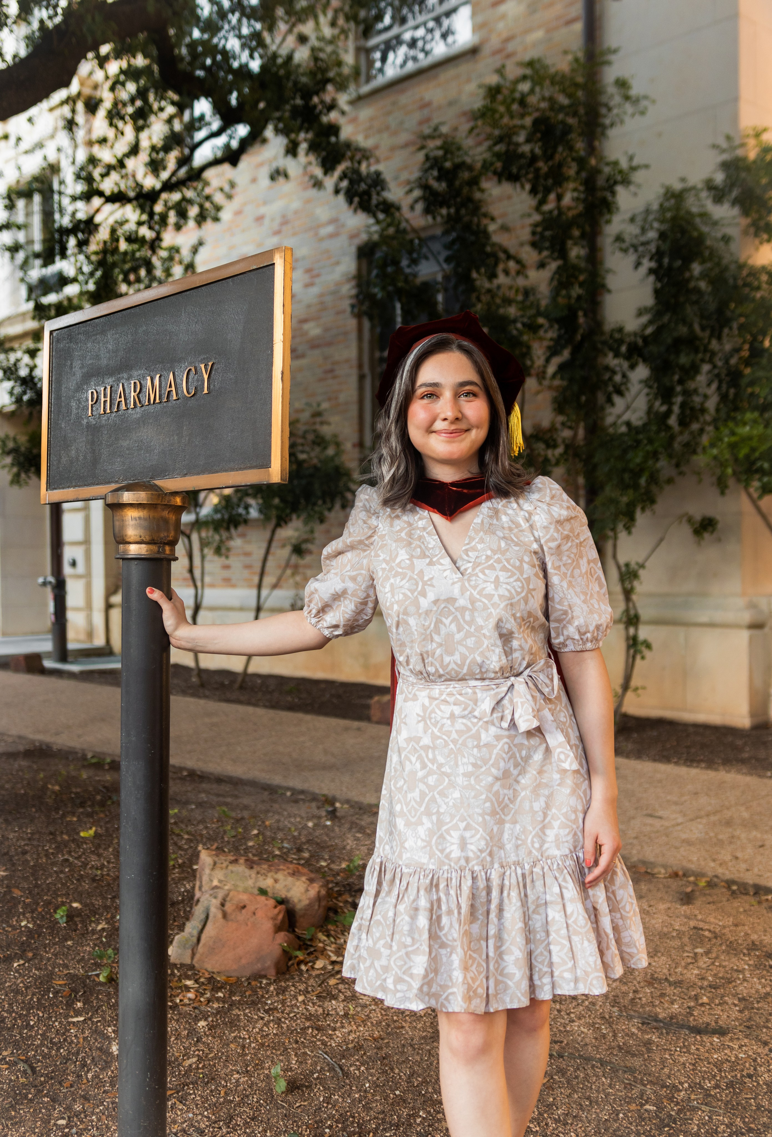 Paola’s graduation photoshoot at the University of Texas Austin