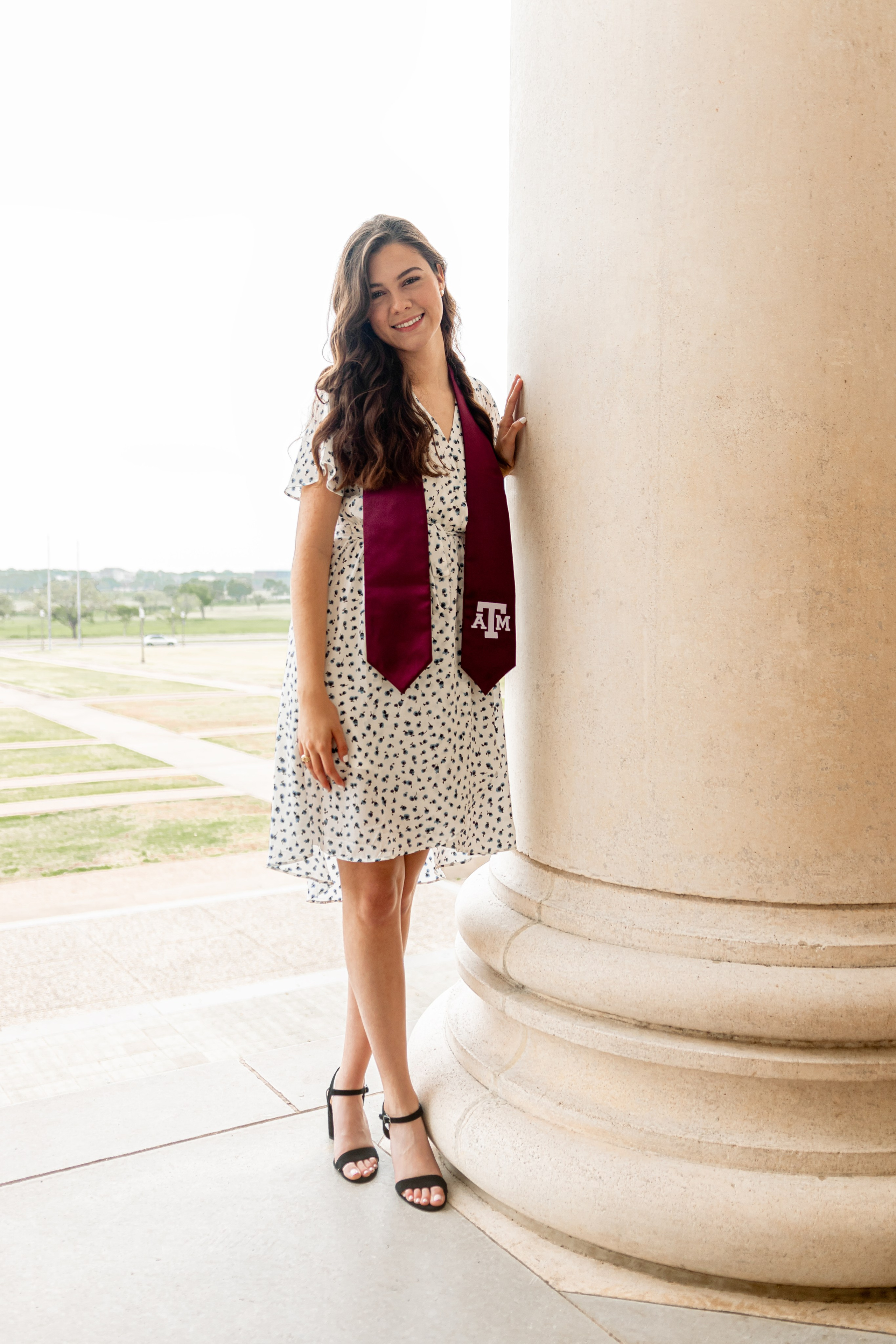 Lauren’s graduation photoshoot at Texas A&M University
