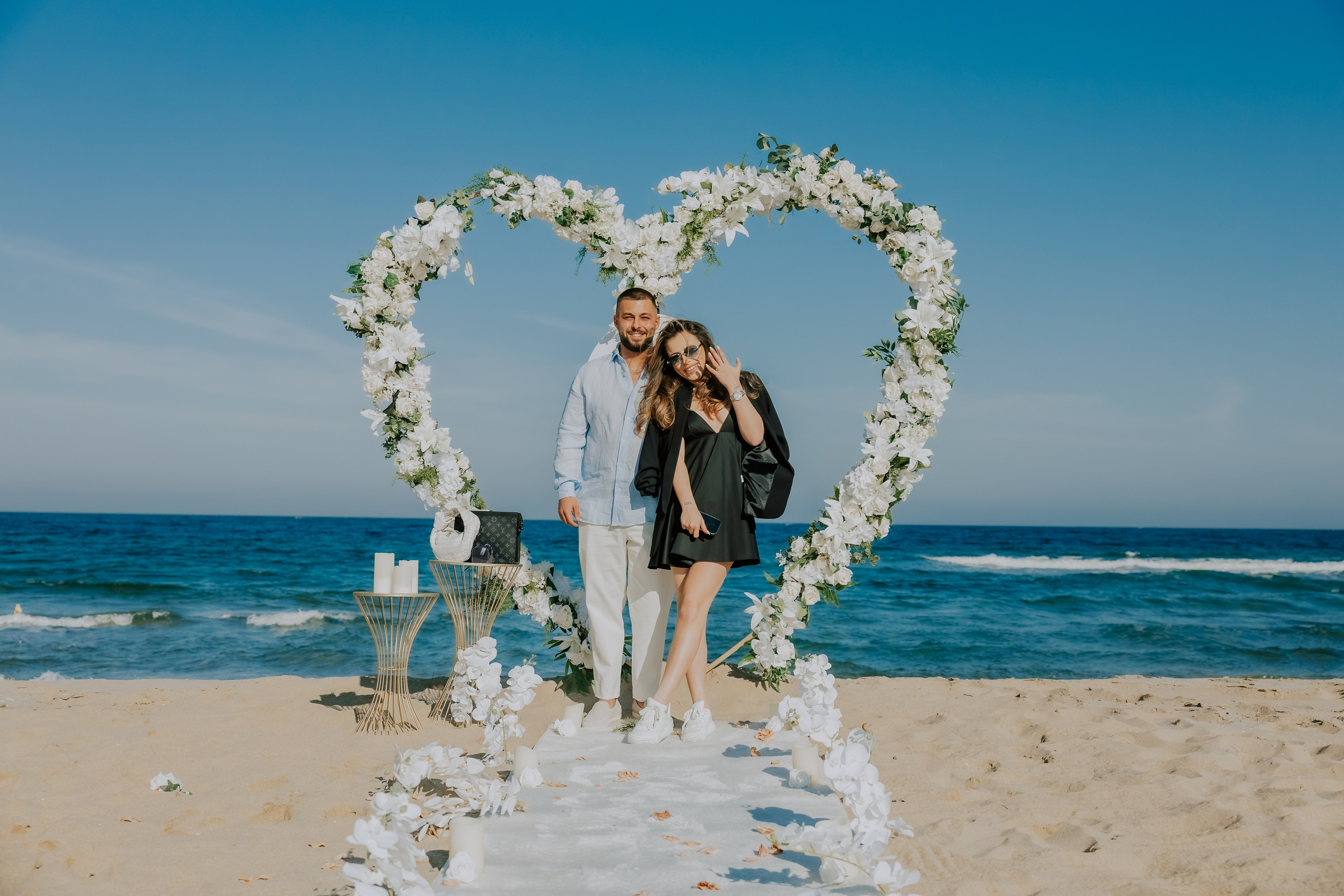 Годеж на плажа. Фотограф Ирина Йотова