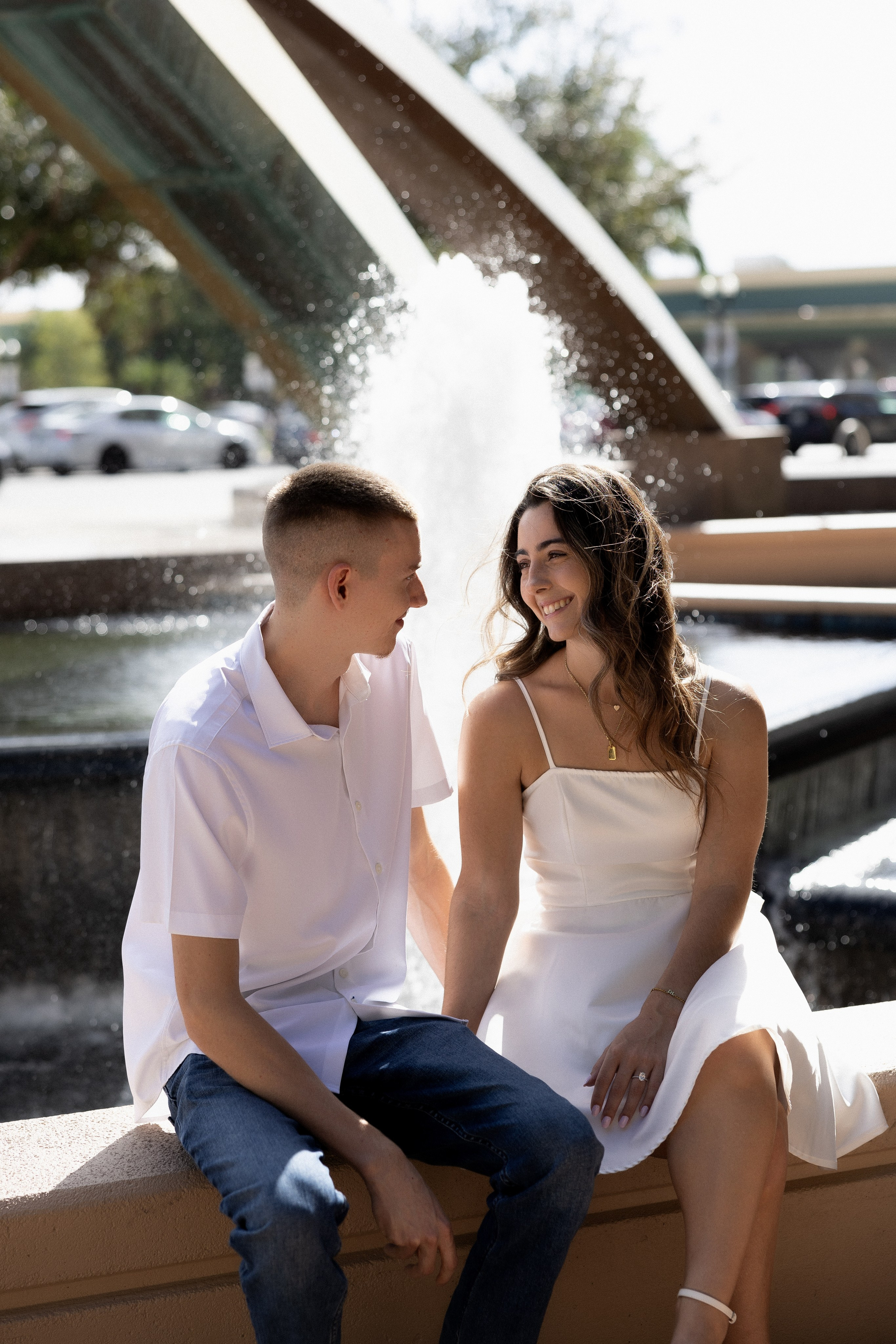 Engagement Photoshoot in the city. Photographer Anastasia Nagibina