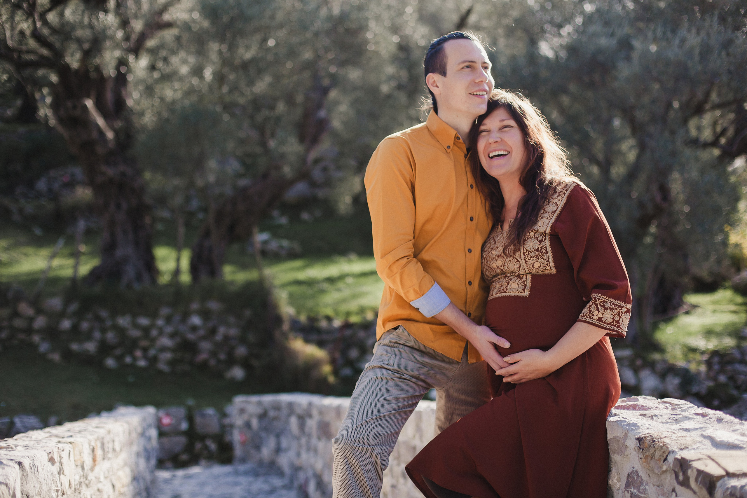 Maternity Session in the Olives. Sunkrit Photography