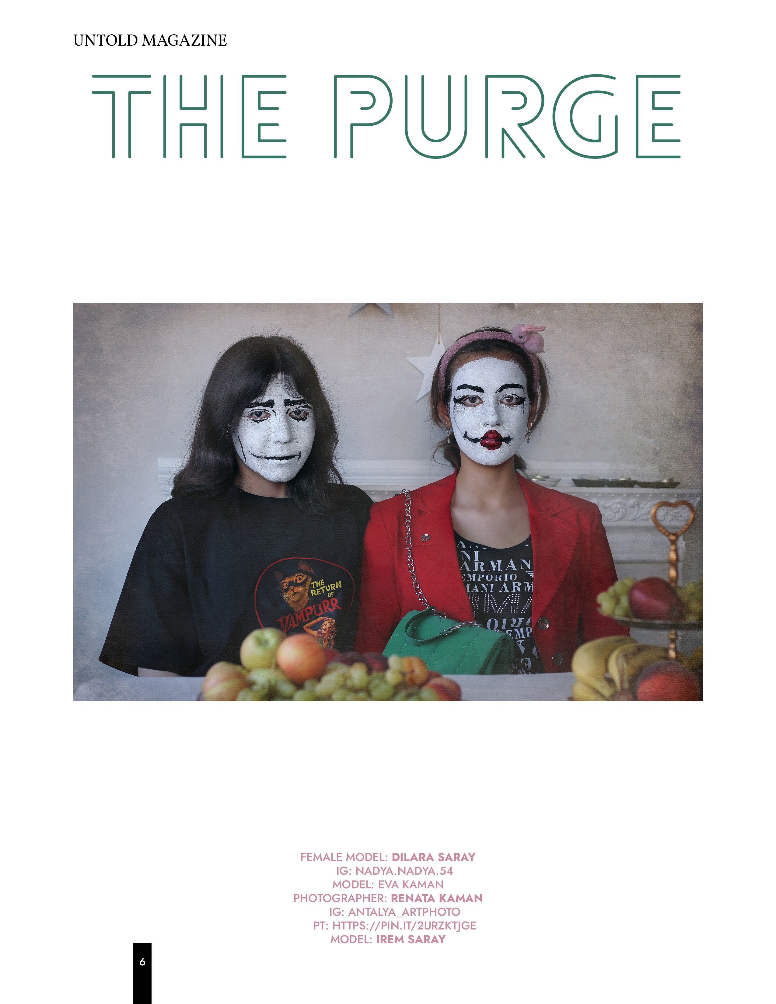 UNTOLD. Фотограф Рената Каман. Анталия, Турция