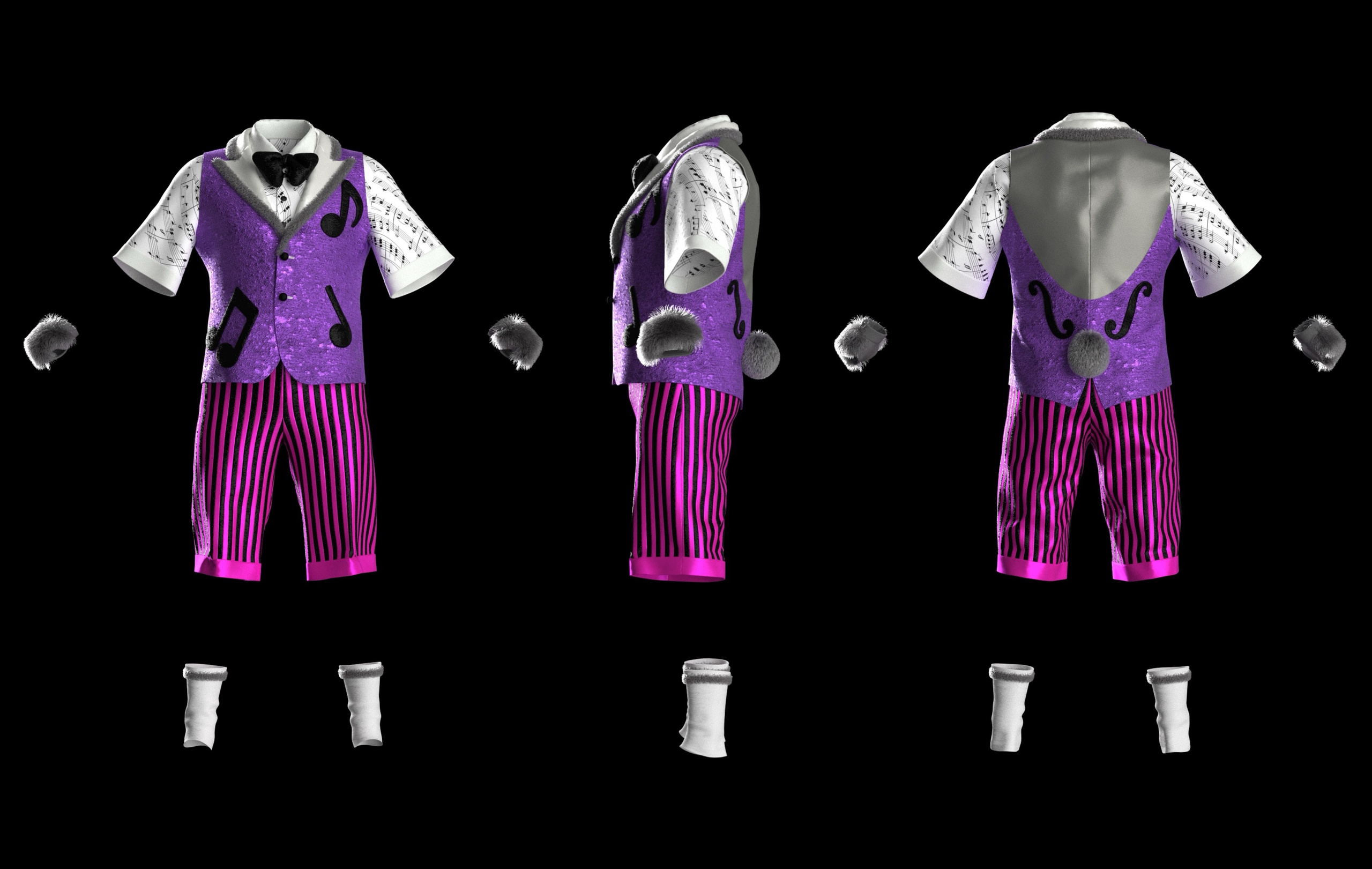 3D CLOTHING. Costume Design for Theme Parks & Live Performances | Character & Parade & Stage Costumes | 2D & 3D Costume Illustrations