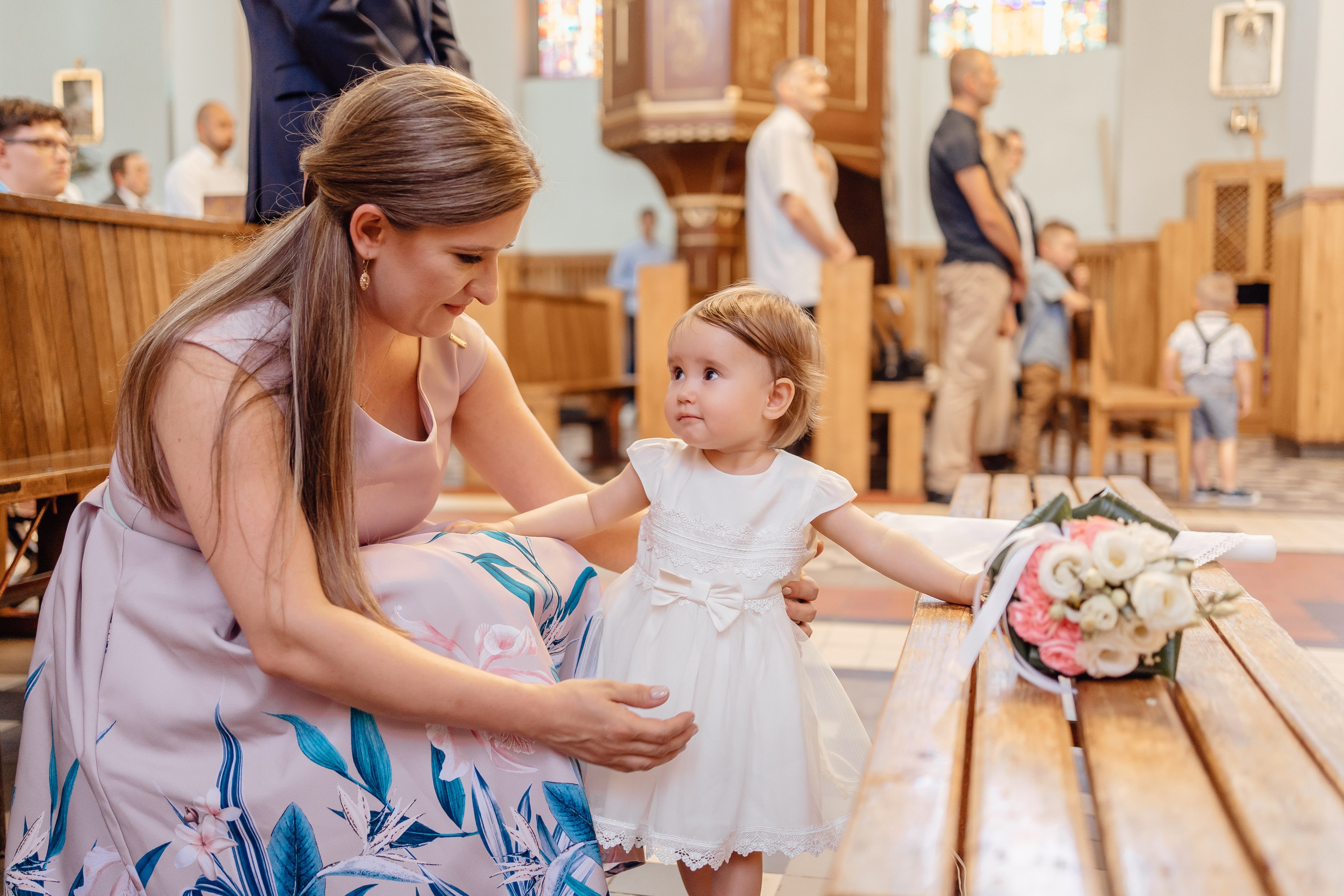 Chrzest Święty Natalii. Fotograf Łódź - sesja ciążowa, noworodkowa, dziecięca. Studio w Łodzi