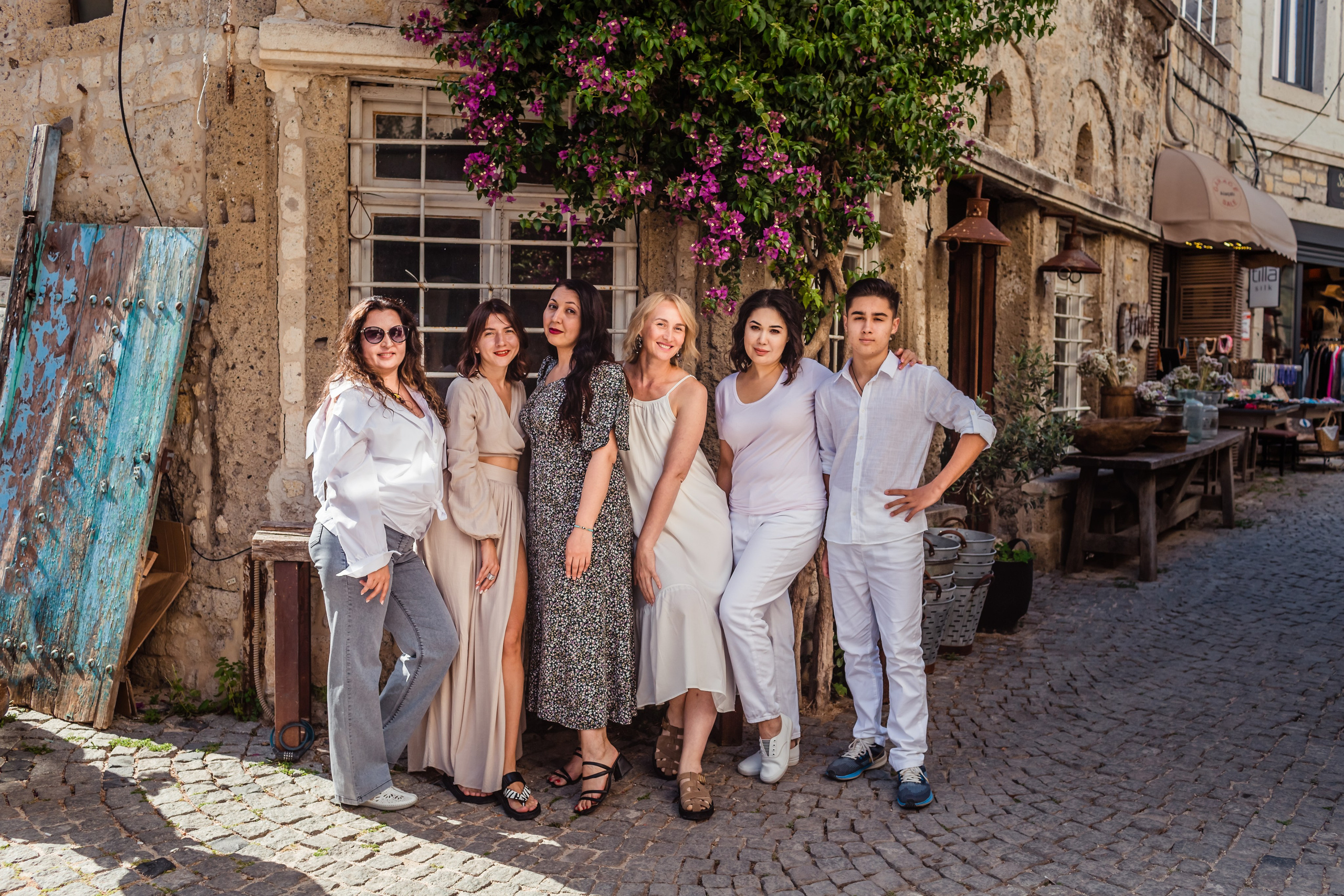 Фотосессия для туристической группы в Алачаты, Чешме