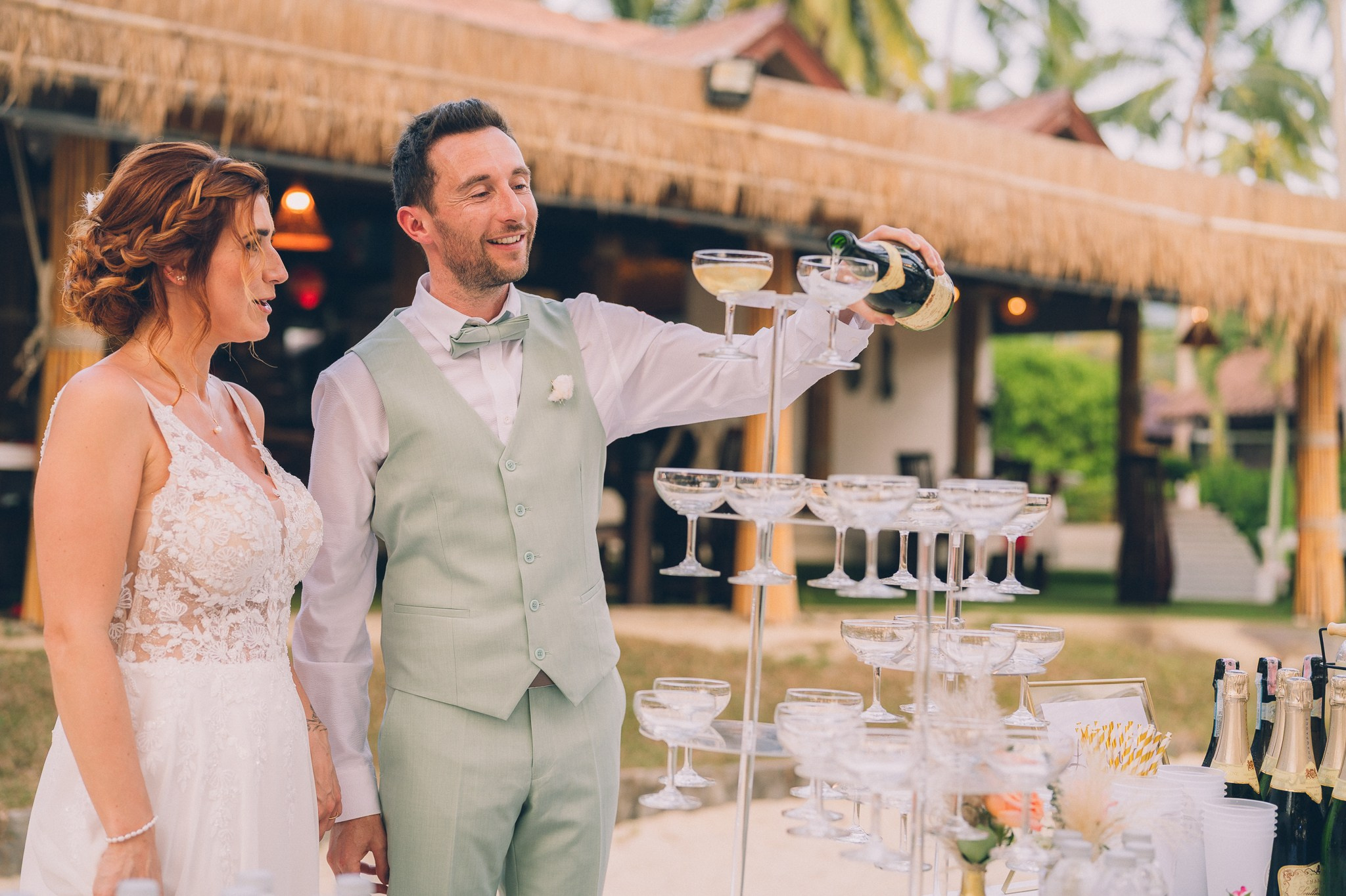 Chloe and Jimmy. Wedding on Koh Samui, Thailand