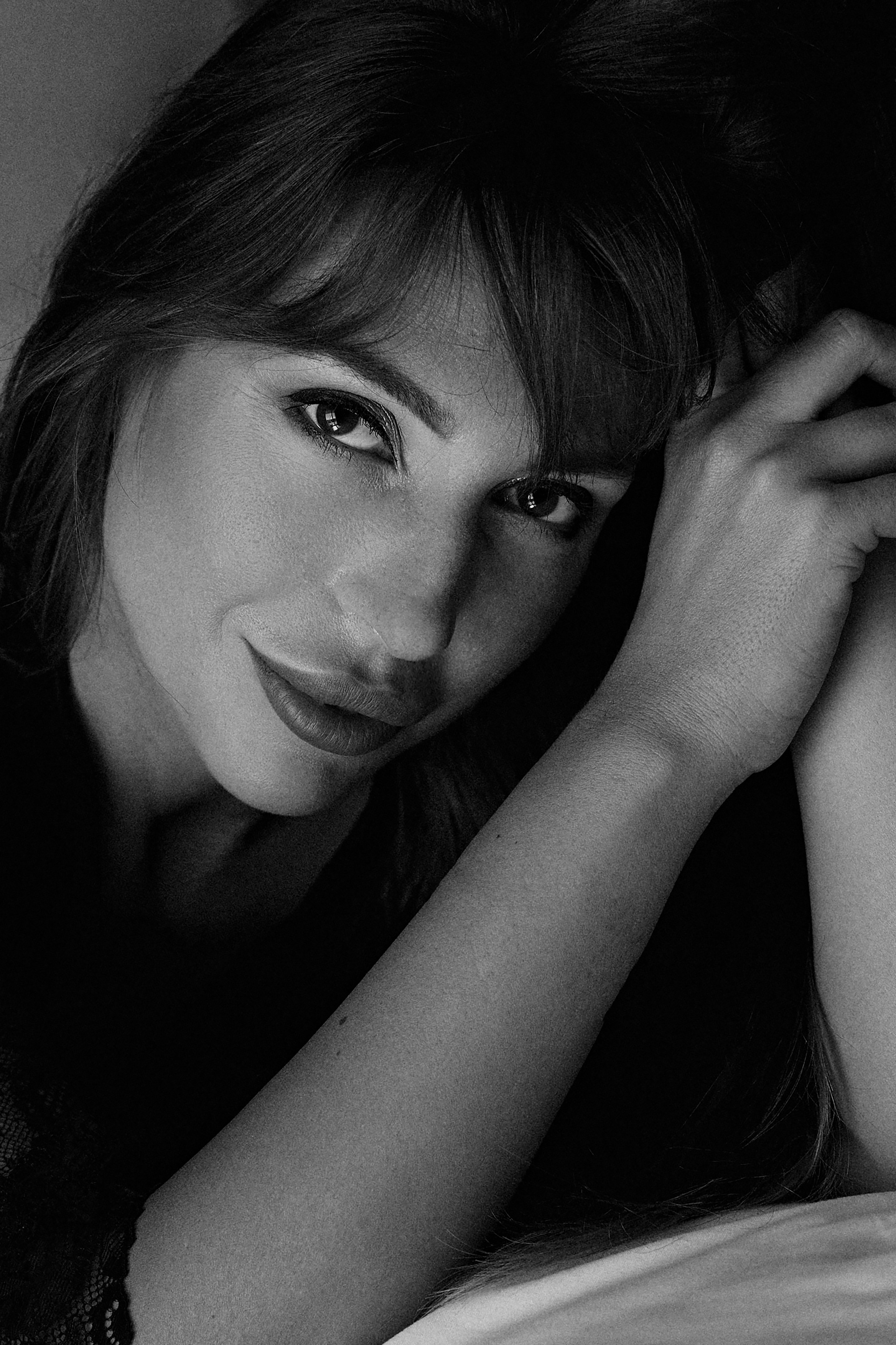 девушка. отель.  будуар