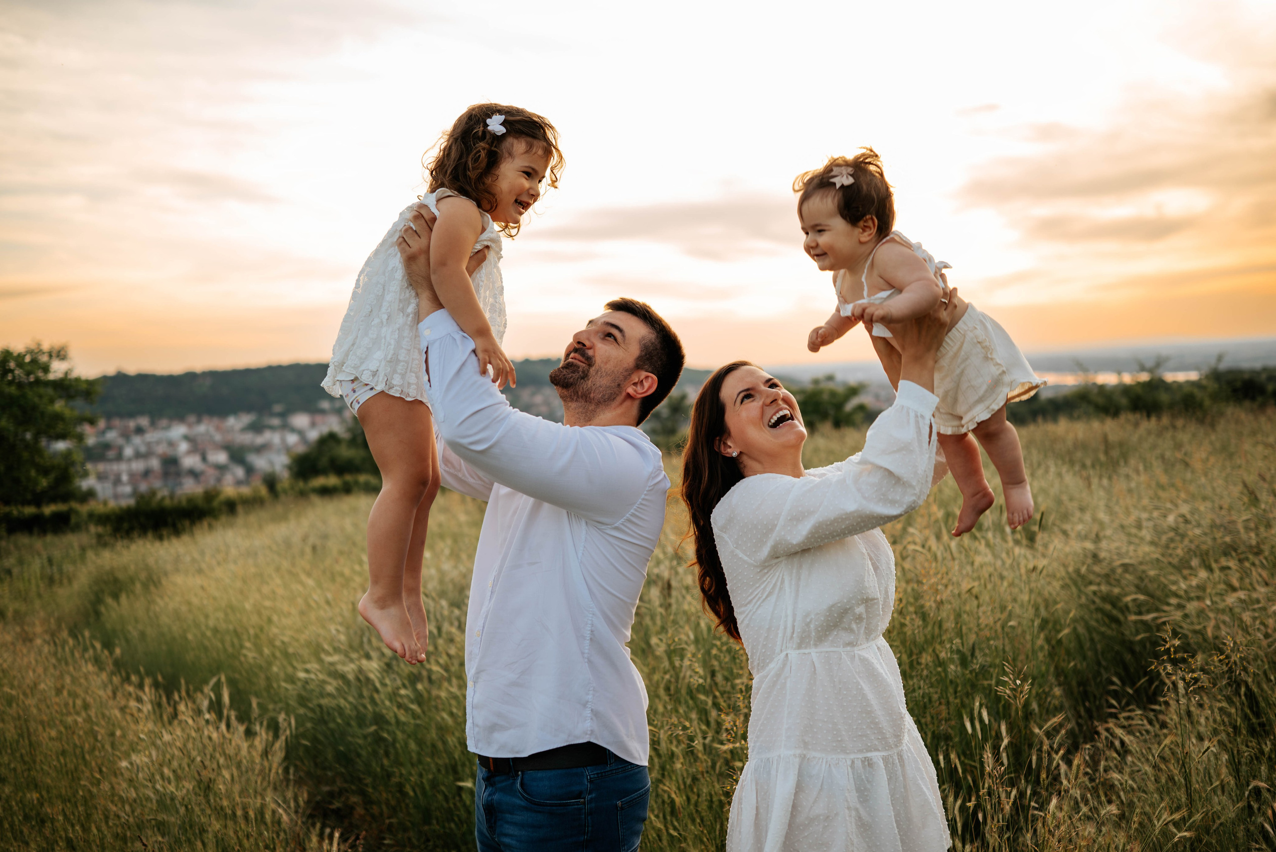 Katarina, Danijel, Petra i Julija - porodično fotografisanje. Dečiji i porodični fotograf