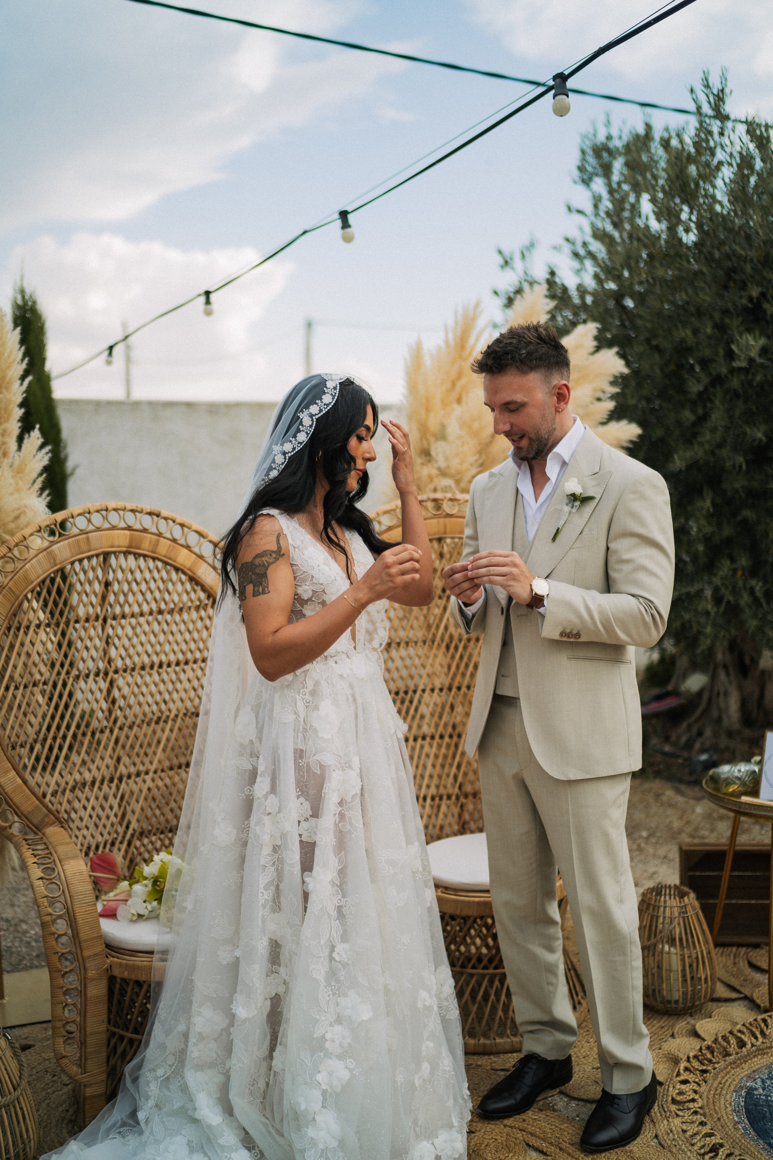 Nerea y Samuel. Christian García