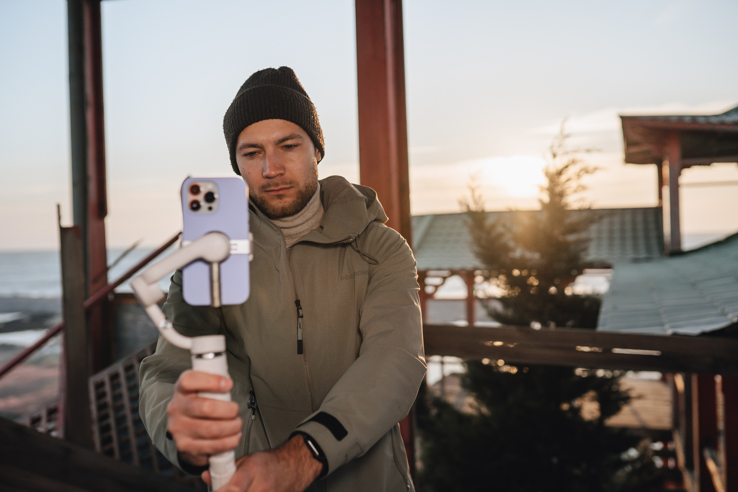 Photo backstage of clip shooting by photographer Denis Moiseev