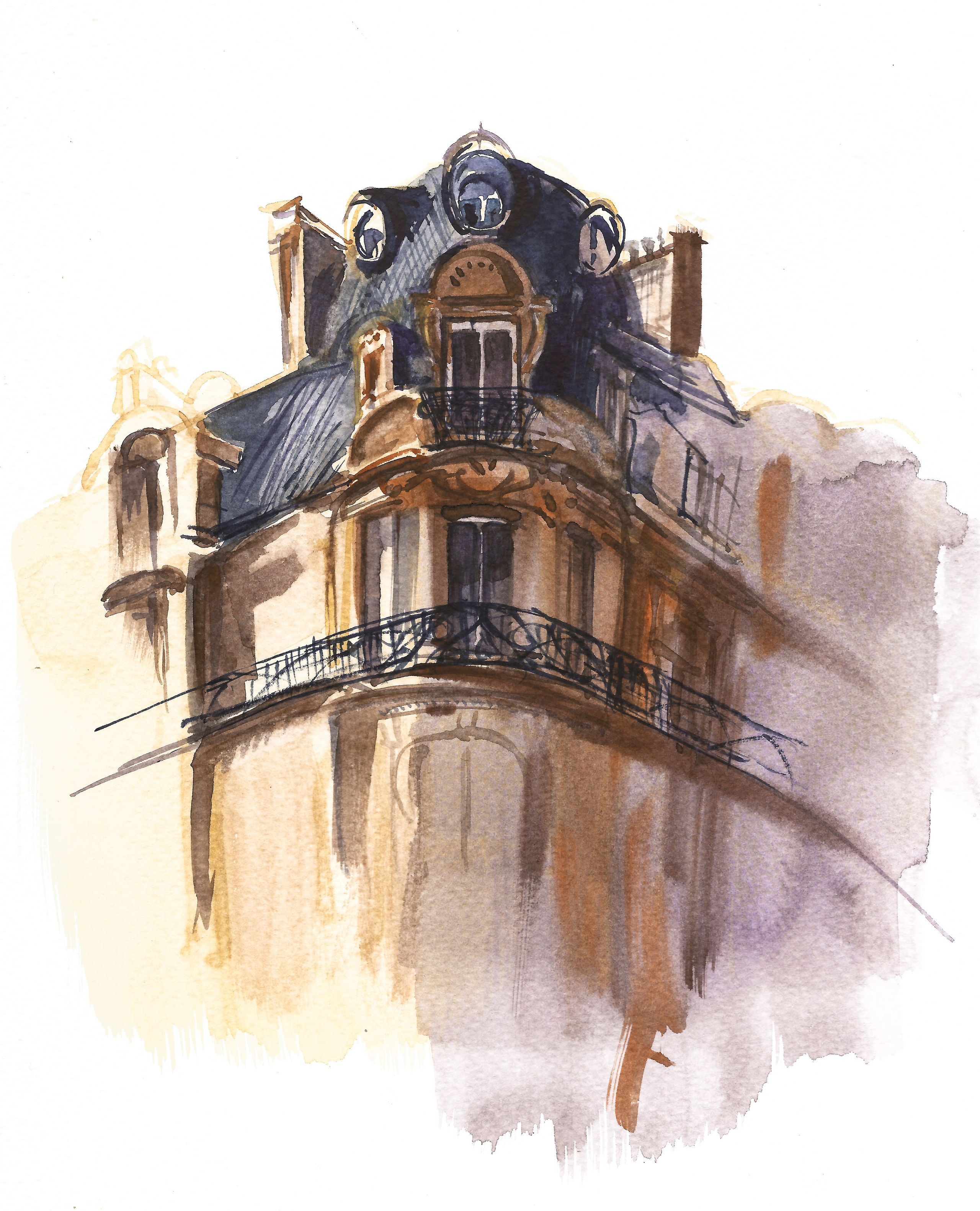 Urban views. Angelina Sorokopud. Artist in Strasbourg