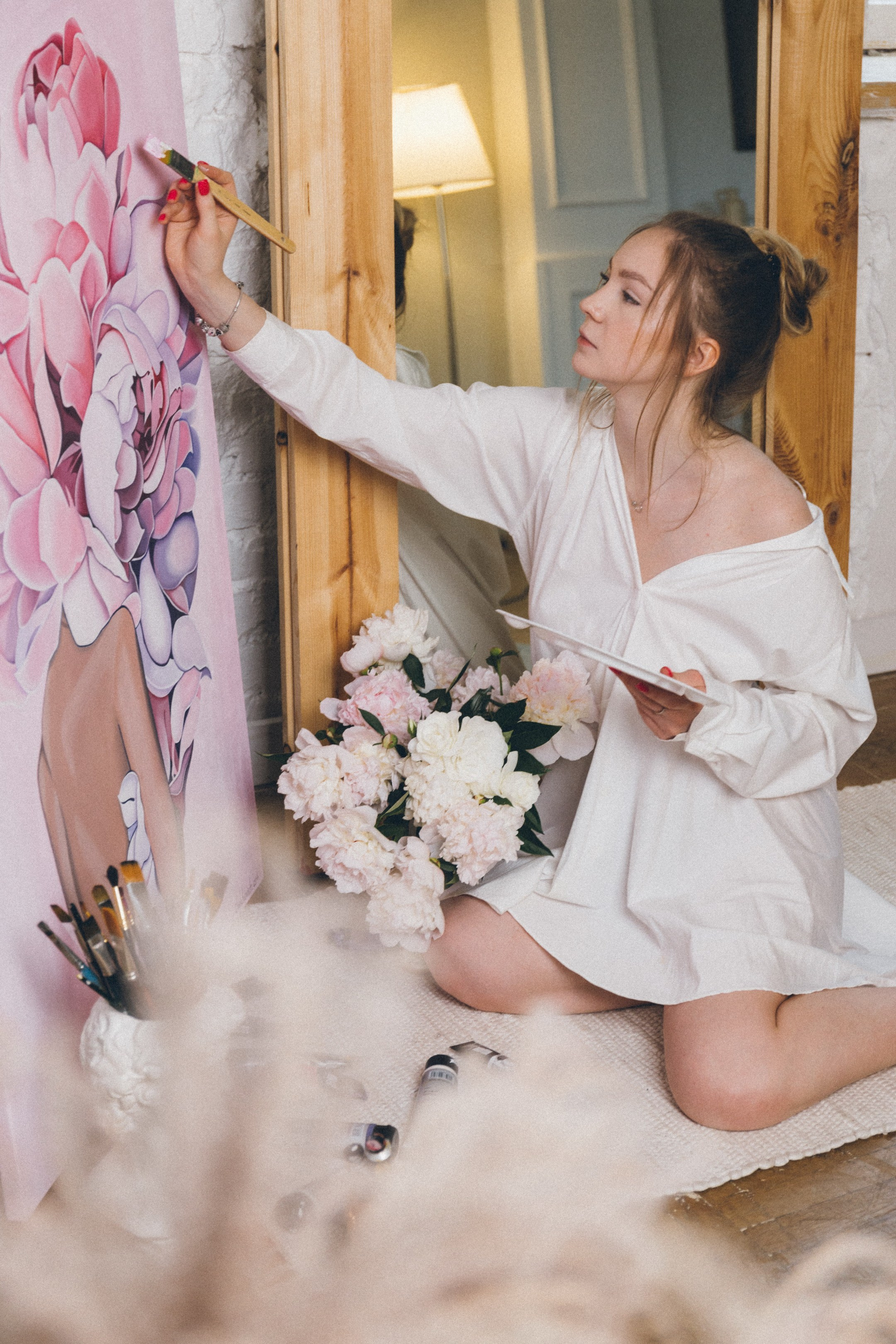 Алеся-фотосессия для художника. Фотограф Анна Кучерявая | Свадьбы и мероприятия в Дубае