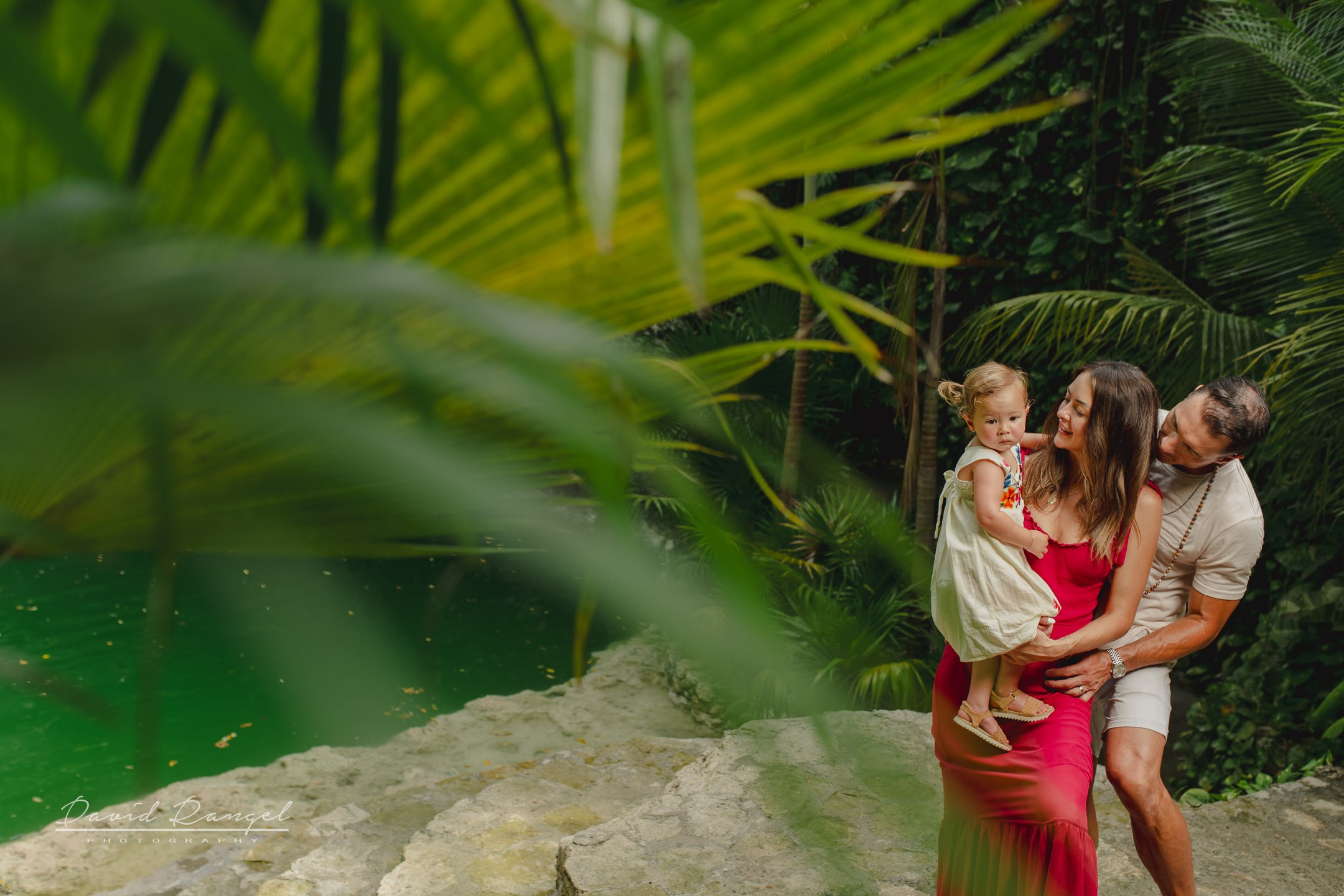 Monique and Rio on their family shoot at the iconic and unique Atik Tulum. Destination wedding photographer based in Cancun and Riviera Maya with service worldwide