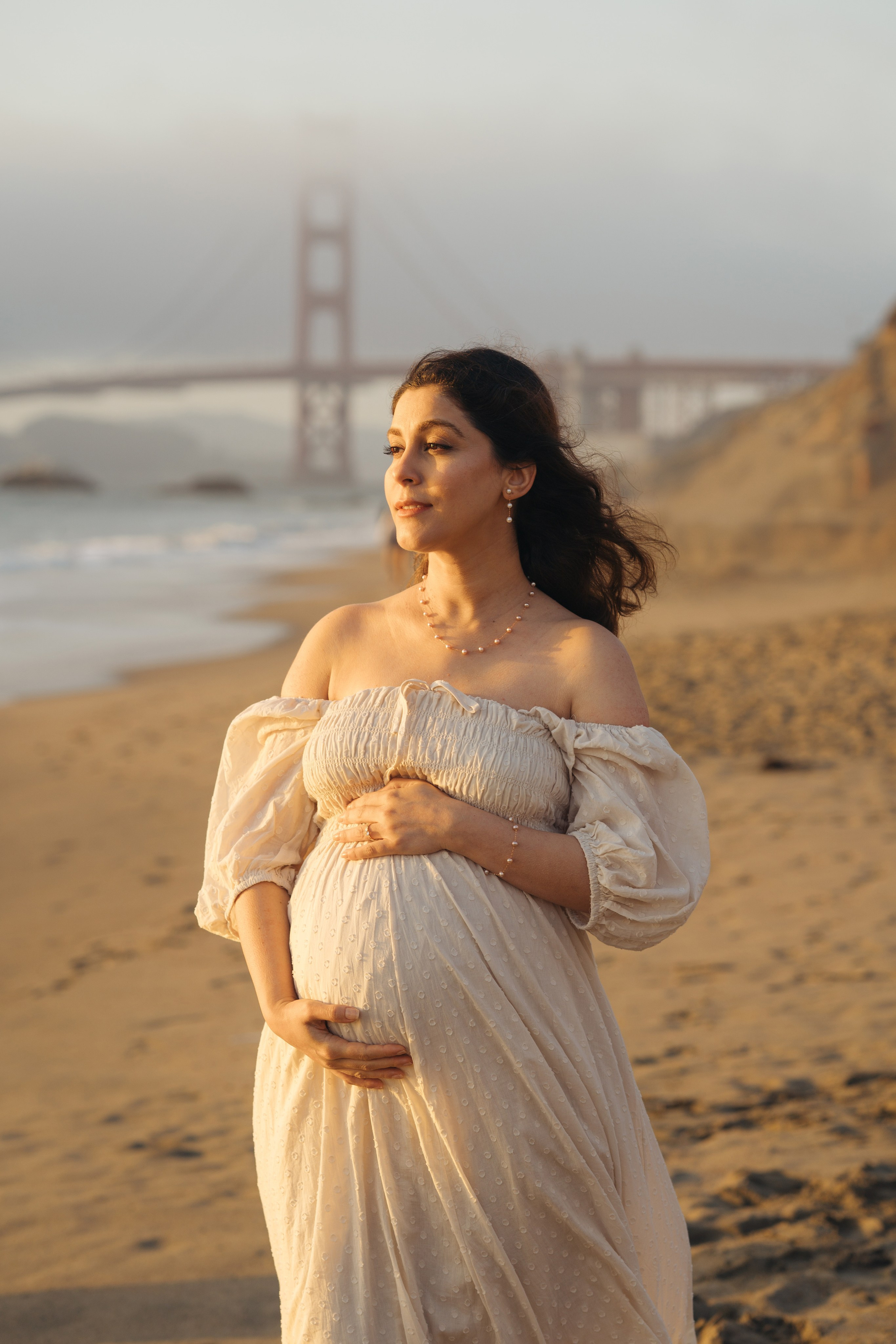 Niloo Maternity Session at Baker Beach. Soulo Photography | San Francisco Bay Area Based Photographer