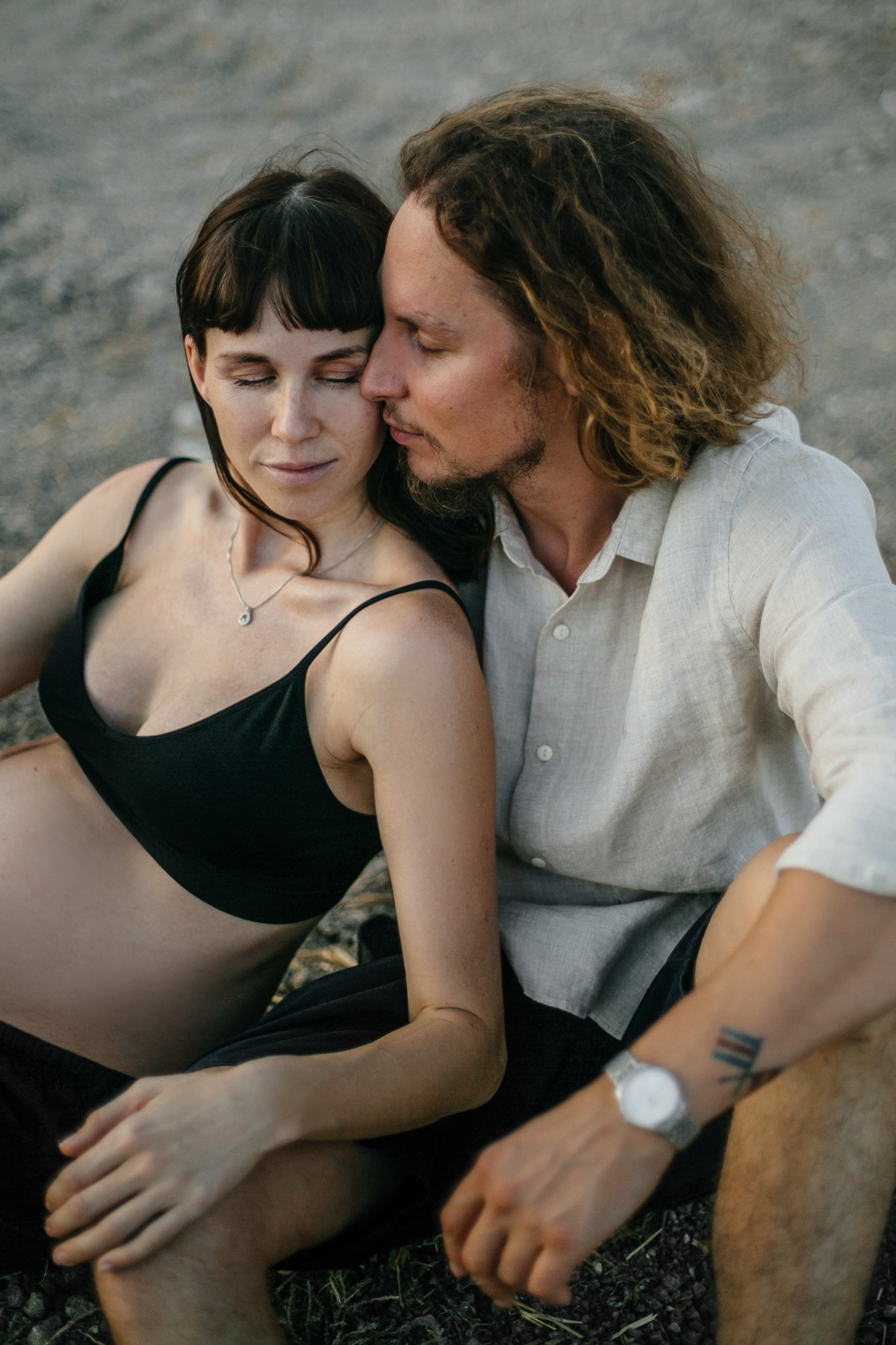 Kiryat Tivon field. Family photographer in Israel