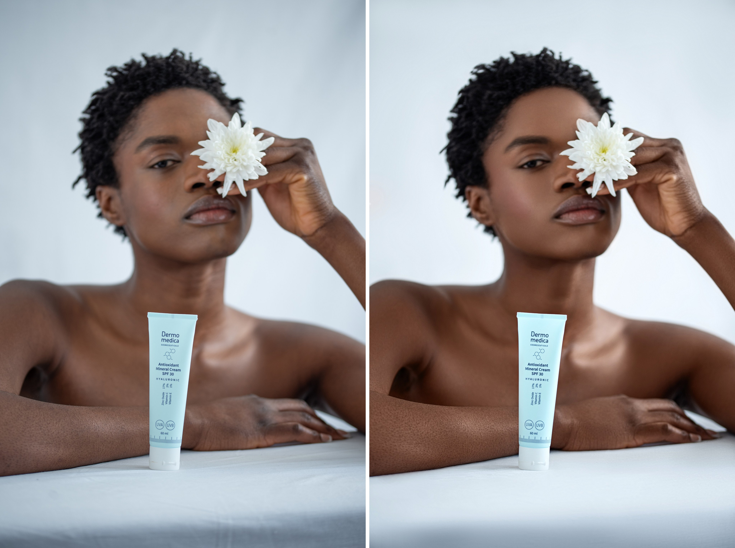 High-End Beauty Photo Retouching in Photoshop.  Professional services from Retoucher Olha Kompaniiets