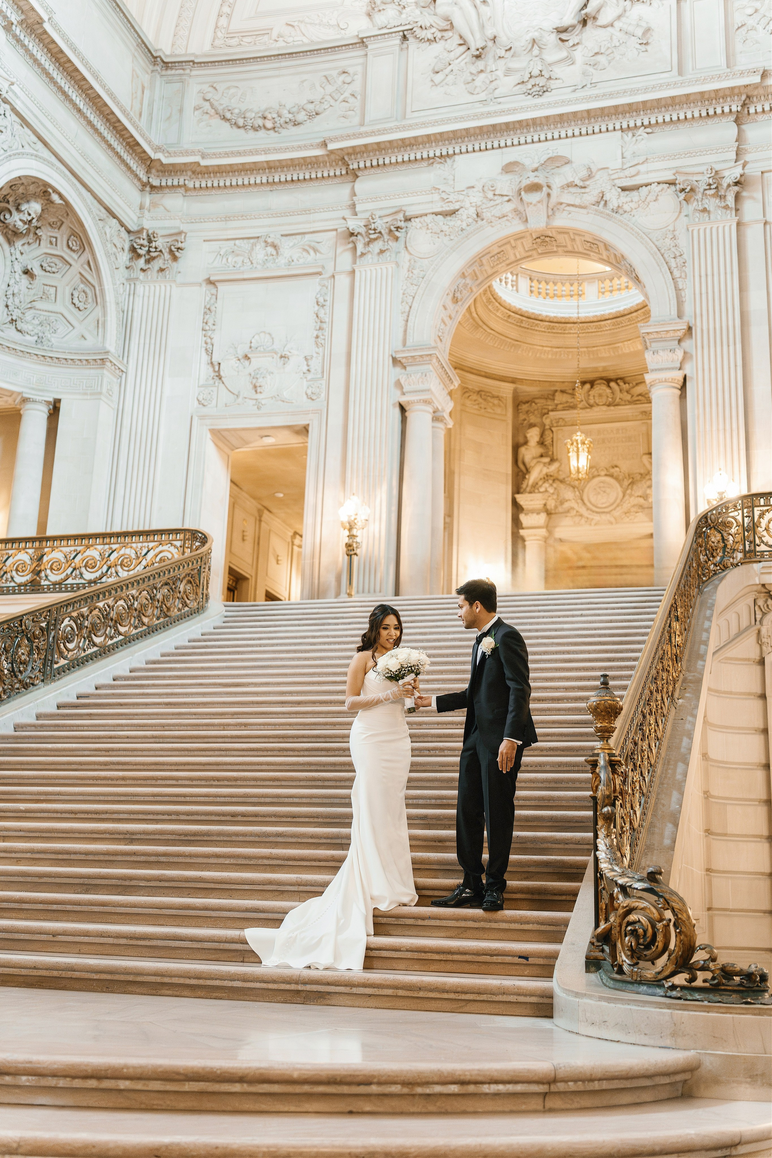 San Francisco City Hall Wedding. Wedding Photography & Videography Team in California, Los Angeles, San Francisco, San Diego and Travel