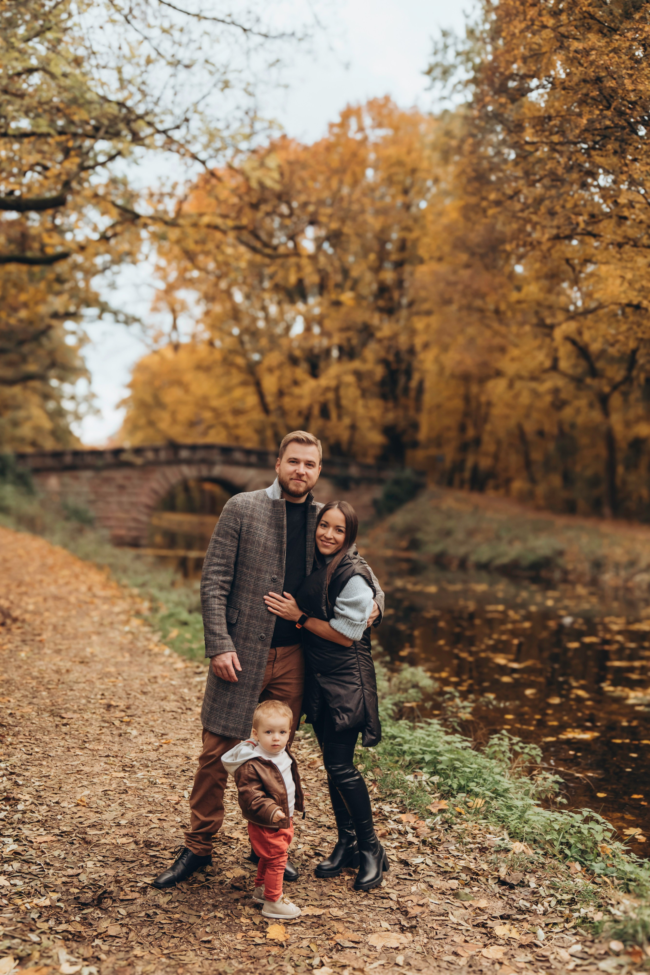 Familienfotos am alten Kanal in Nürnberg