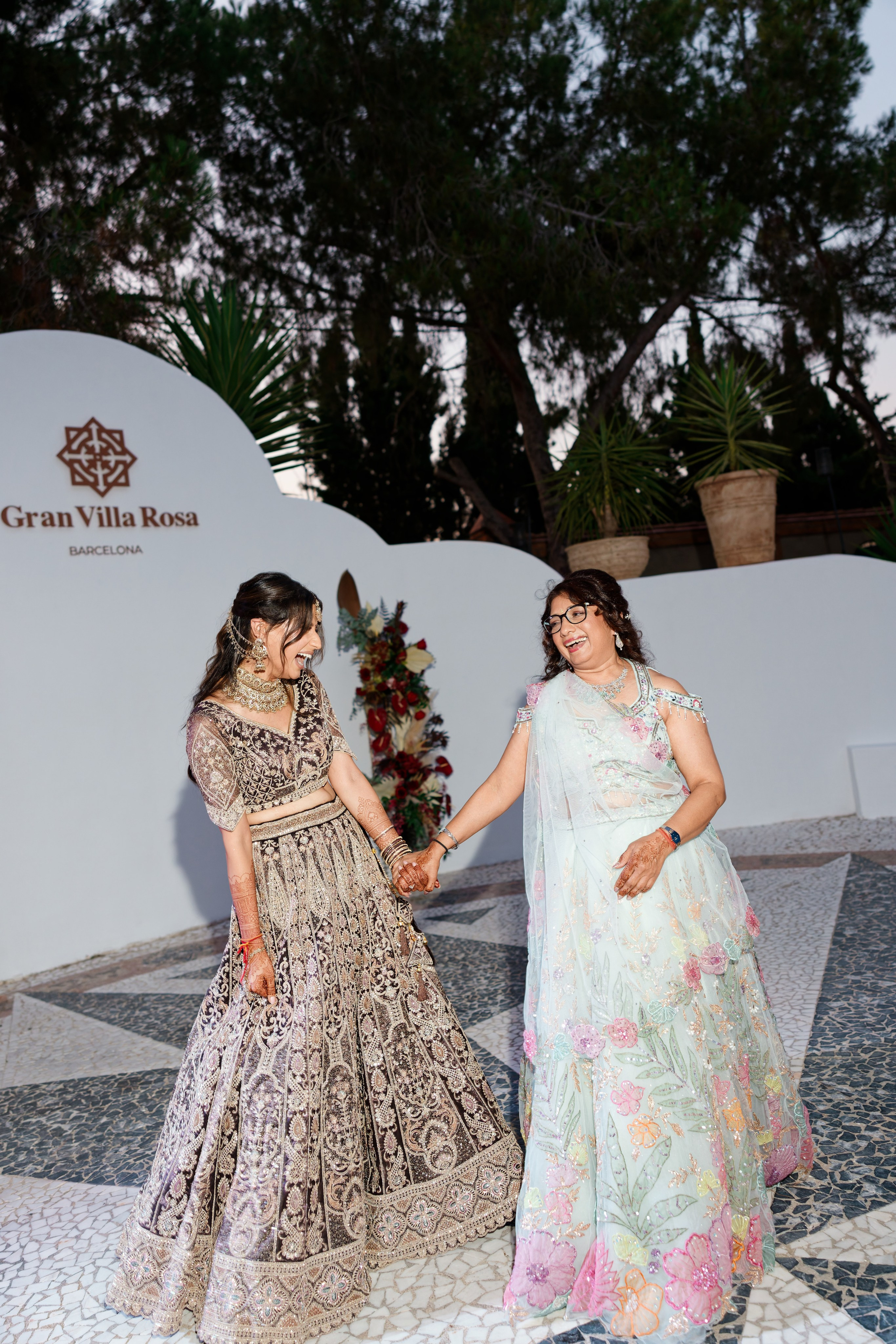 Indian wedding at Gran Villa Rosa, Barcelona