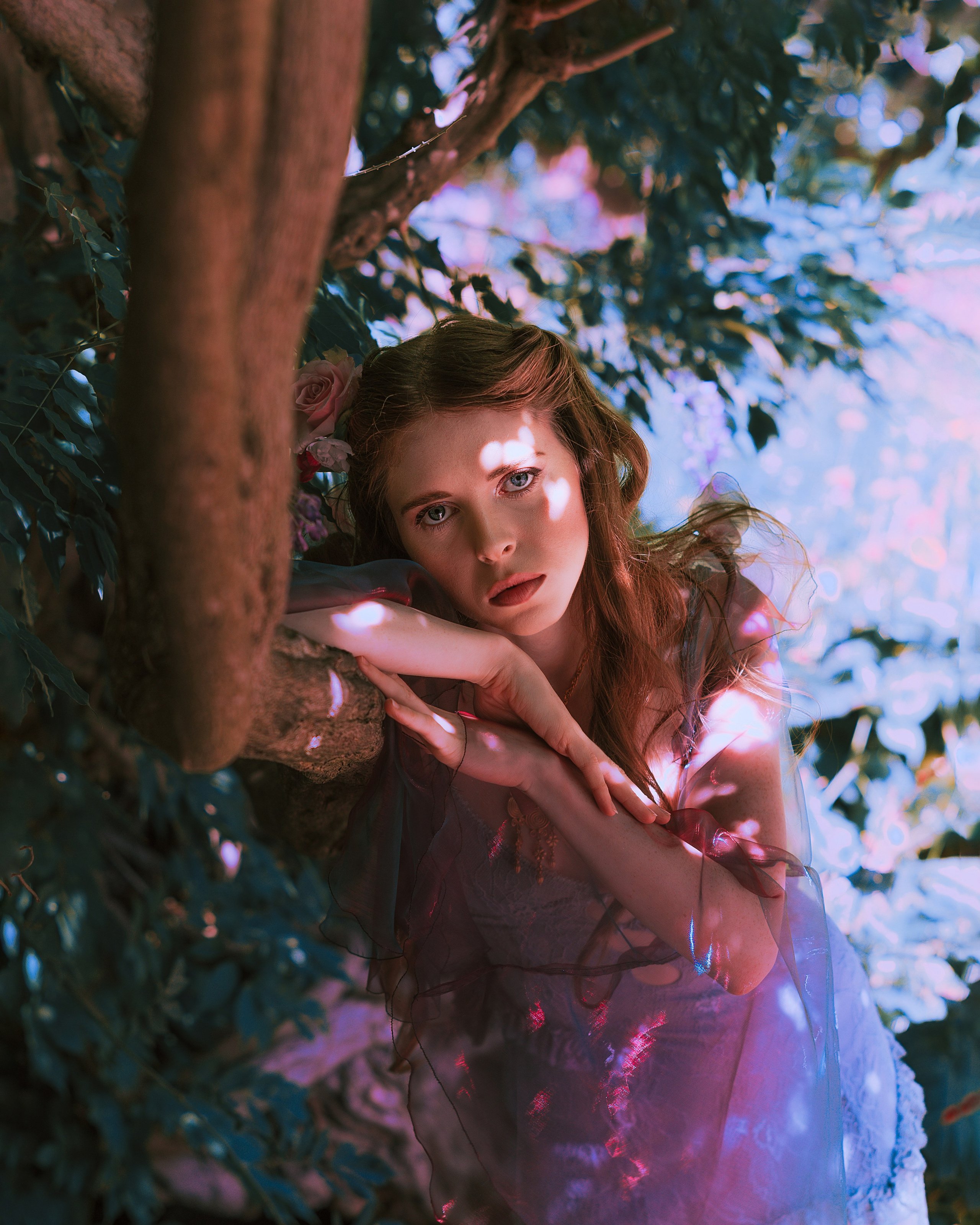 Fairy Photoshoot in a Lotus Pond. Moth & Moss Photography