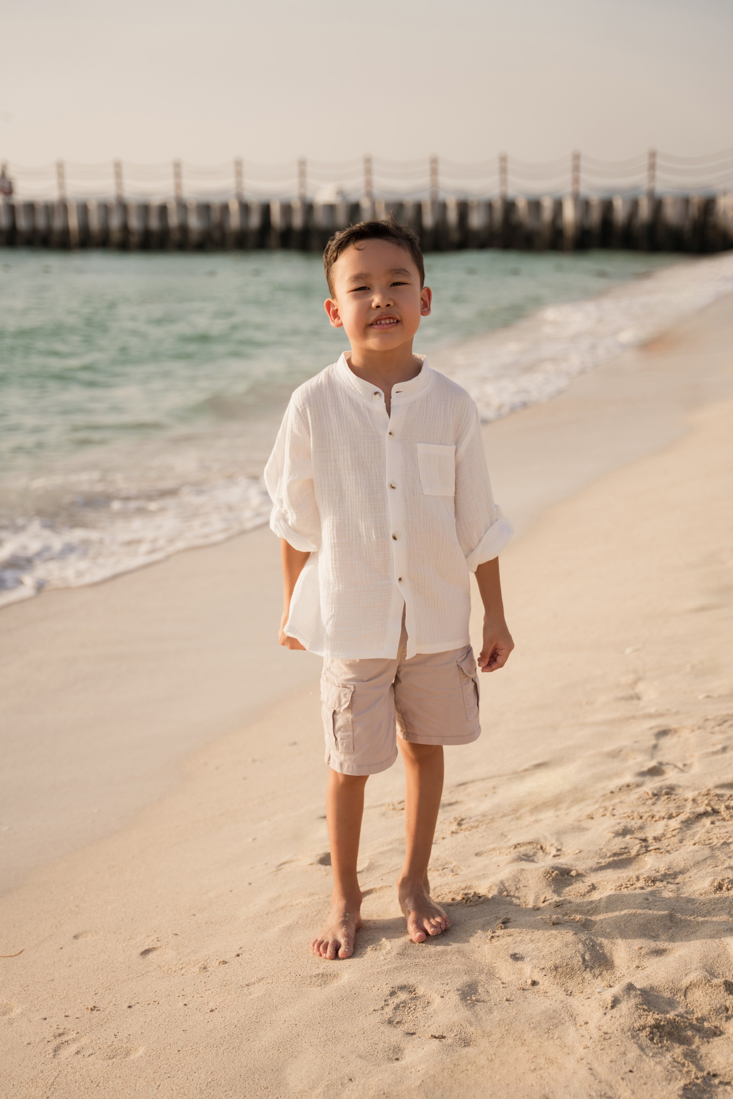 Waves and sun. Angela Iakovleva — Family Photographer in Dubai
