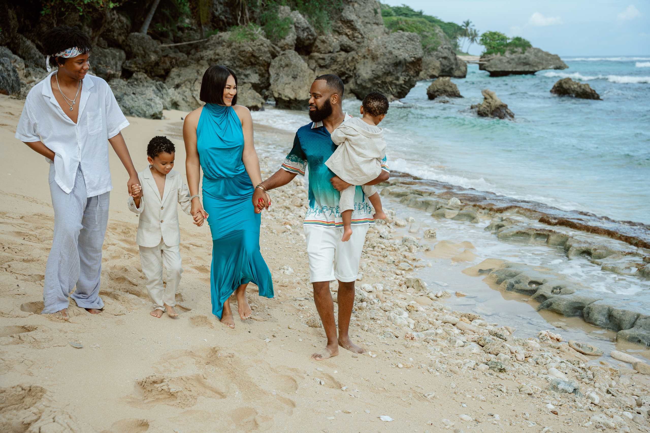 Portia and Family. Photoshoot in Cabrera. Photographer in Puerto Plata and Santo Domingo, Dominican Republic