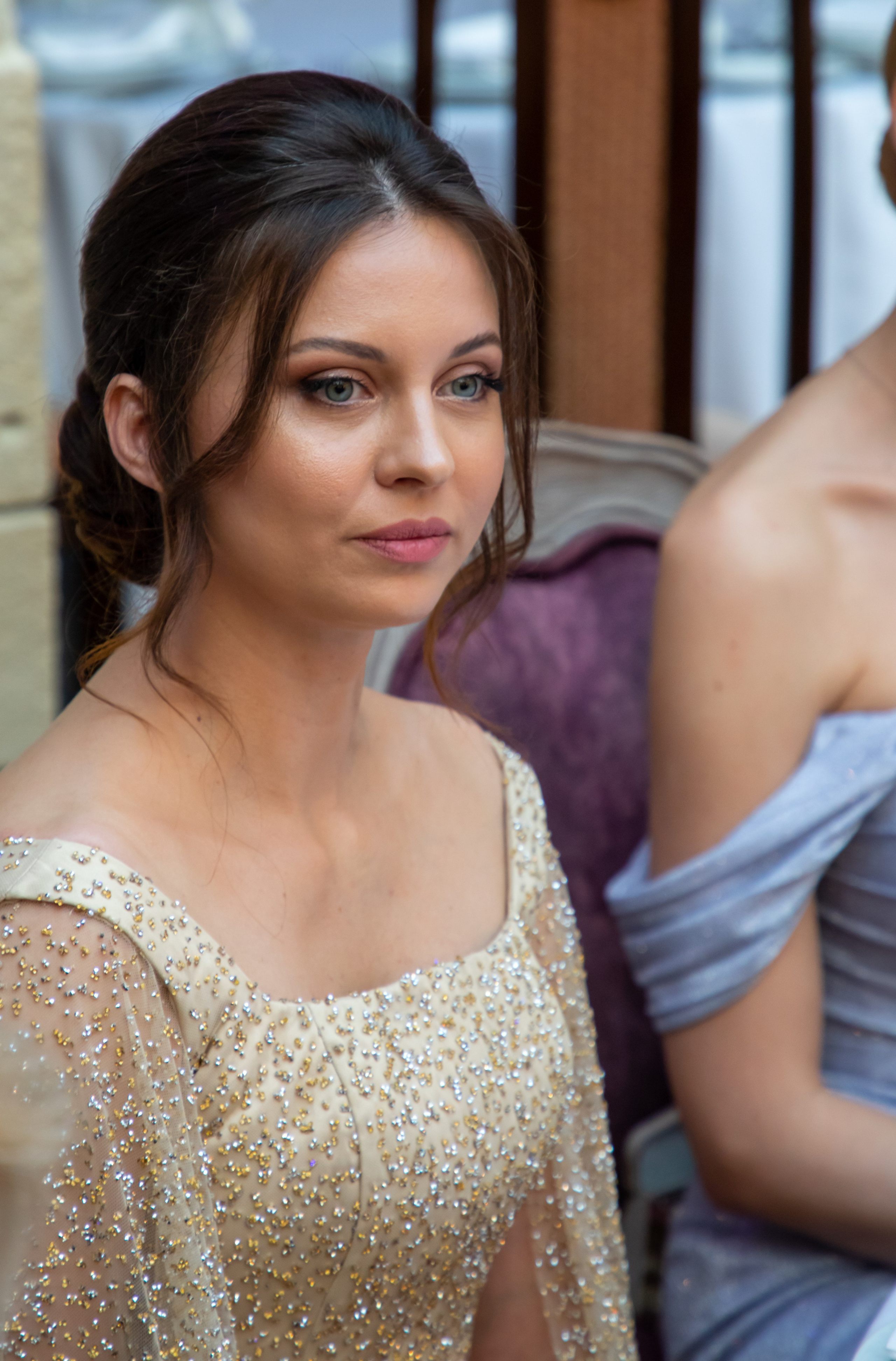 Gala-Dinner with the French Countess, the main etiquette expert Marie de Tilly. Baku Photographer