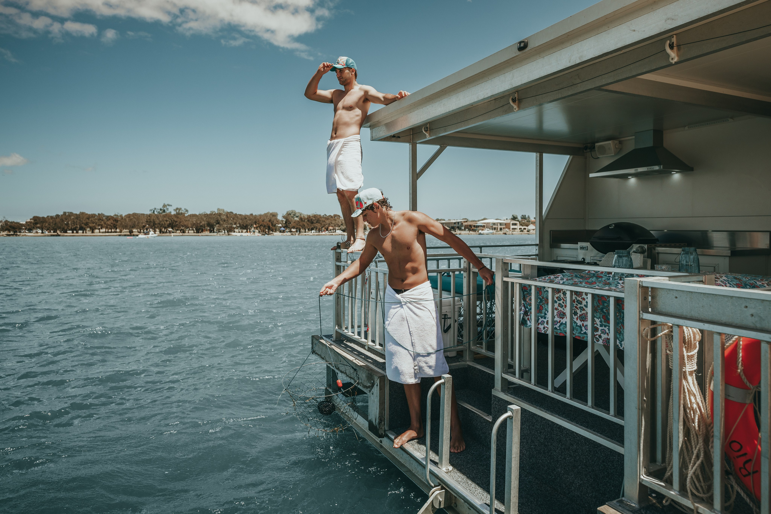 Green Duck Society — House Boats Mandura (Hats photoshoot)