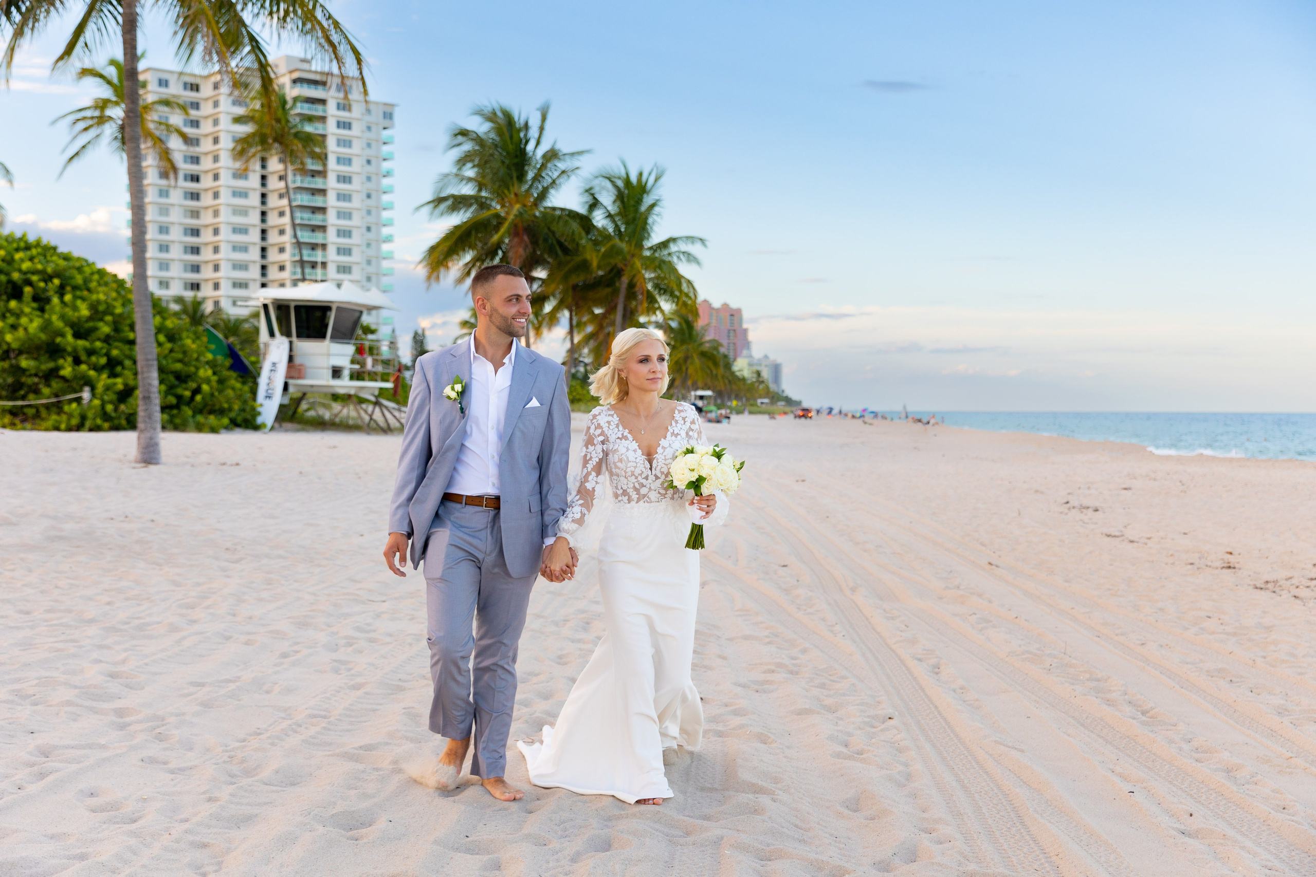 Jamie & Jackson_Fort Lauderdale_Beach Wedding. Miami Family and Event Photographer