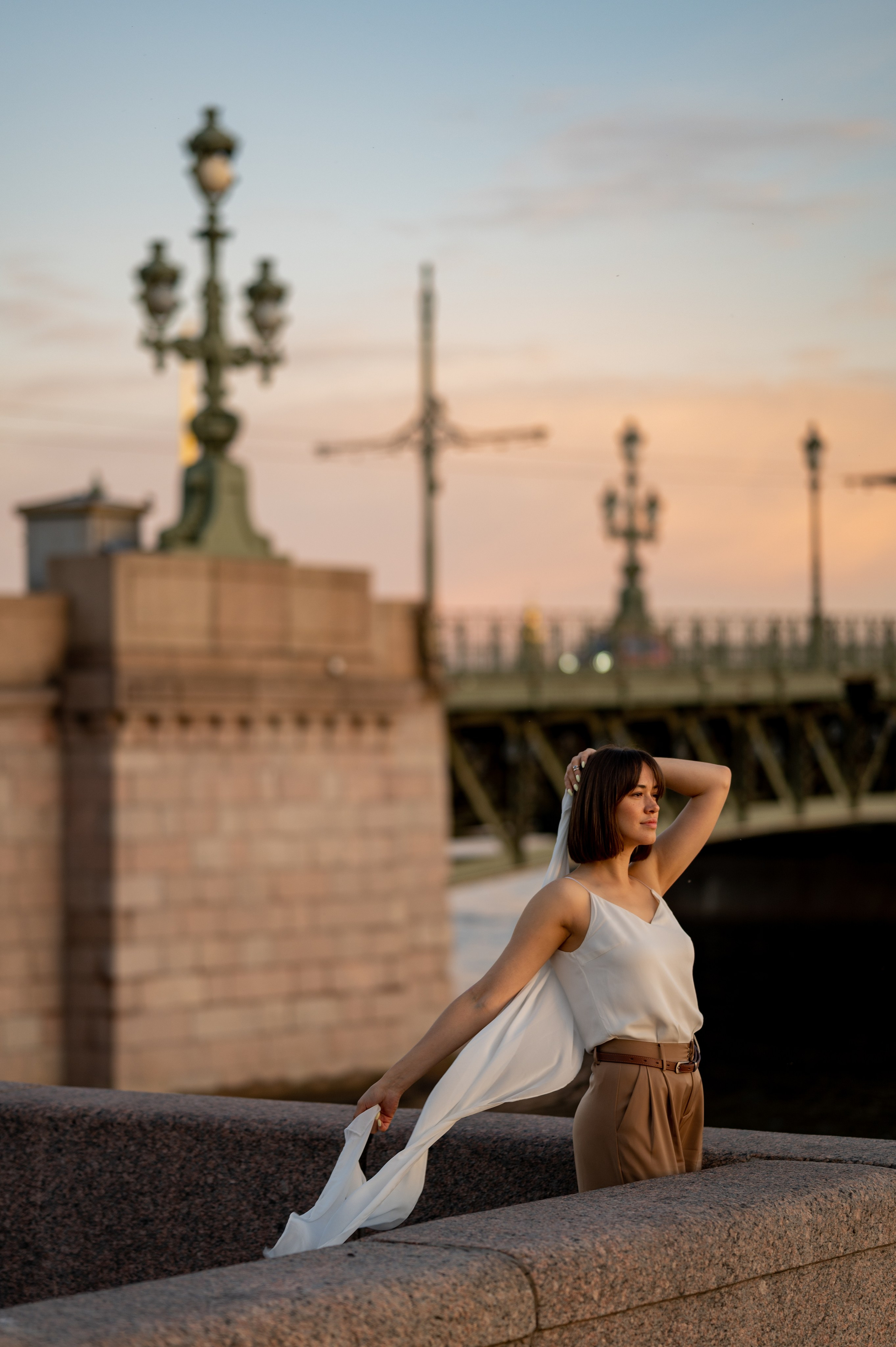 Liza — St. Petersburg and sunrise. Photographer Yulia Lushnikova, Based in Valencia