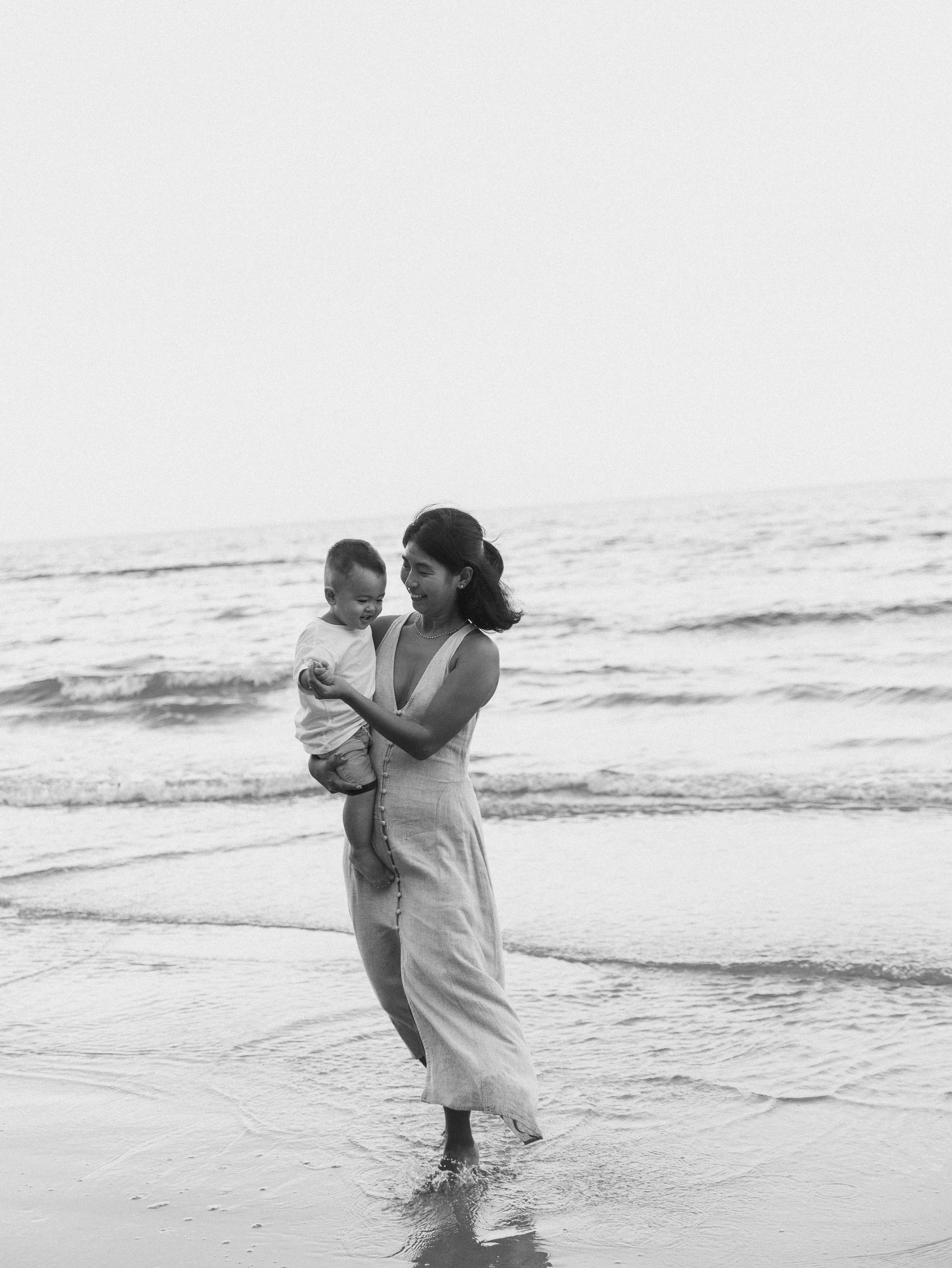 At the beach. Family and wedding photographer in Bangkok, Thailand