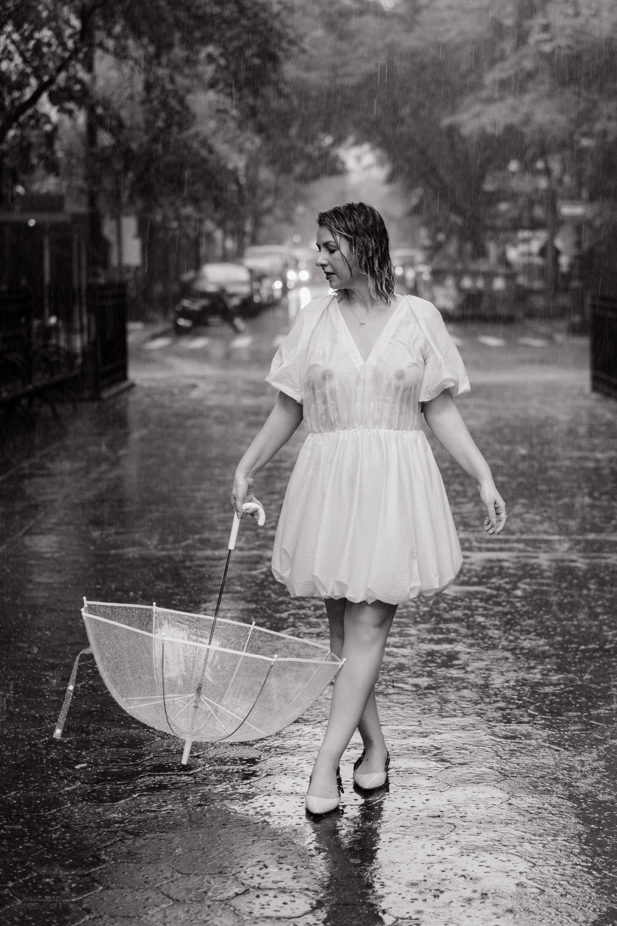 Rainy mood in New York. Videographer and photographer in New York // MAKAROV.VIDEO