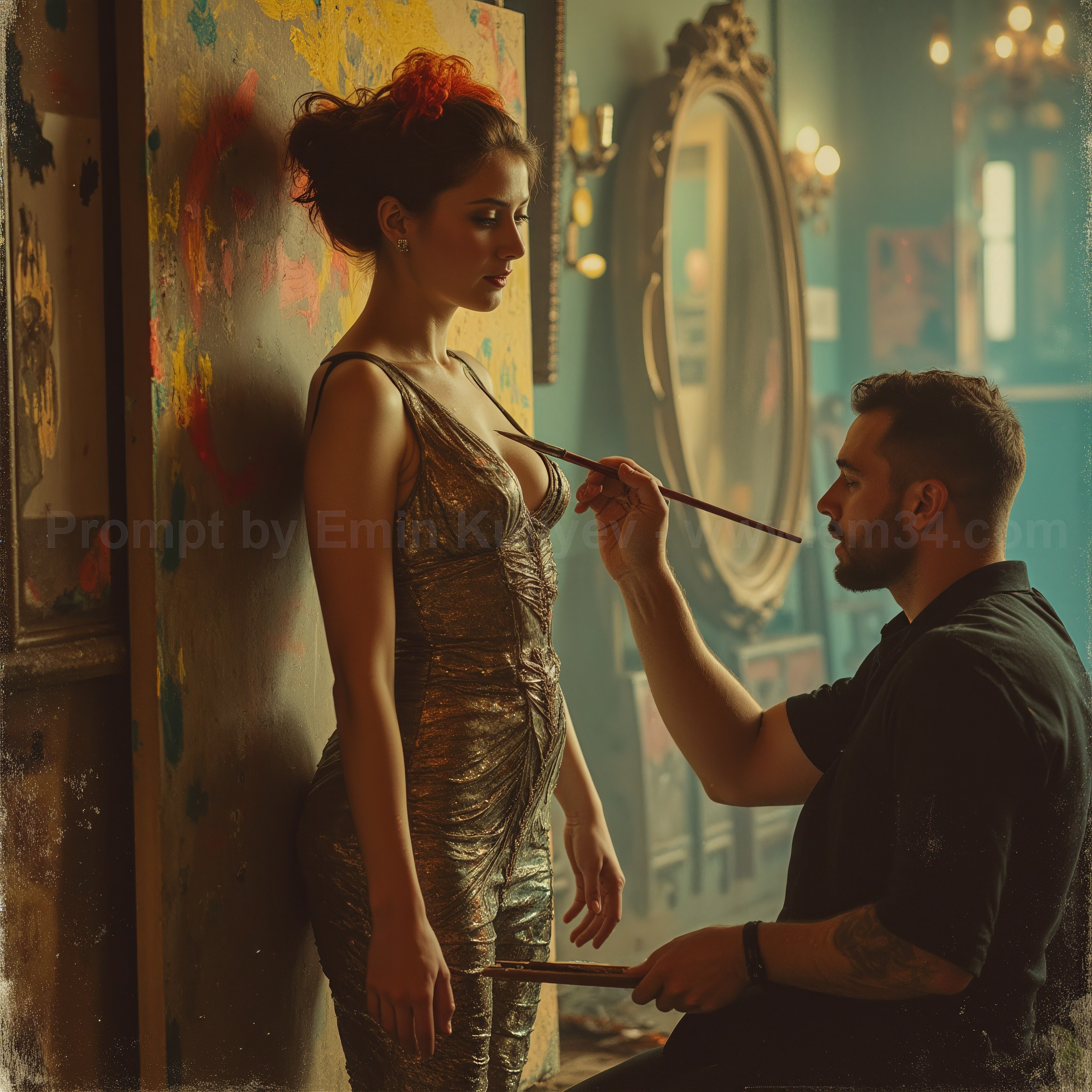 Reflections on women and glimpses into men (Crafted these images with the collaboration of artificial intelligence stable difusion. Emin Kuliyev — Award-Winning Wedding Photojournalist NYC & USA | Best Wedding Photographer Known for Candid, Timeless Moments