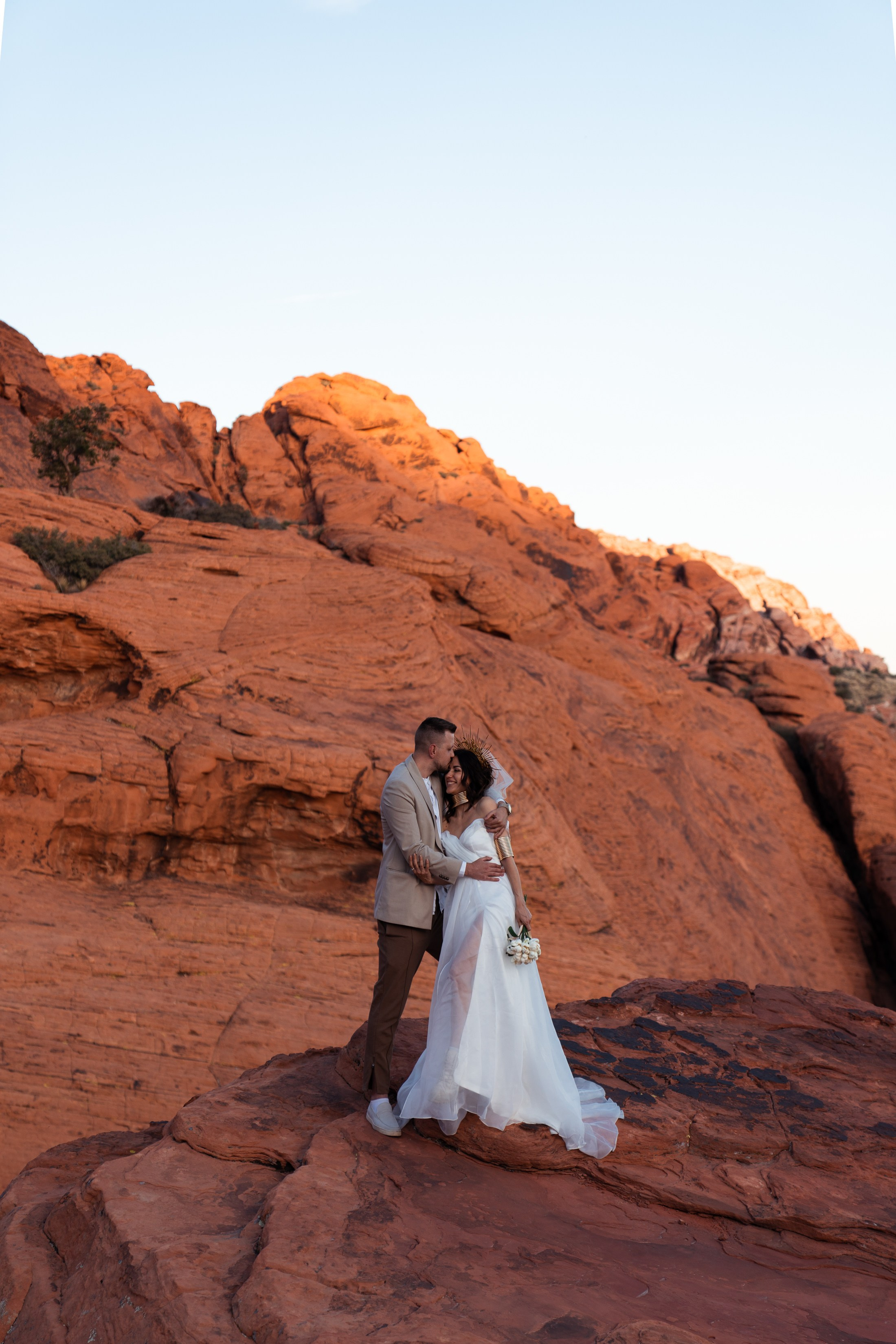 M&S. Wedding & elopement photographer Viktoriya Kravtsov. Las Vegas