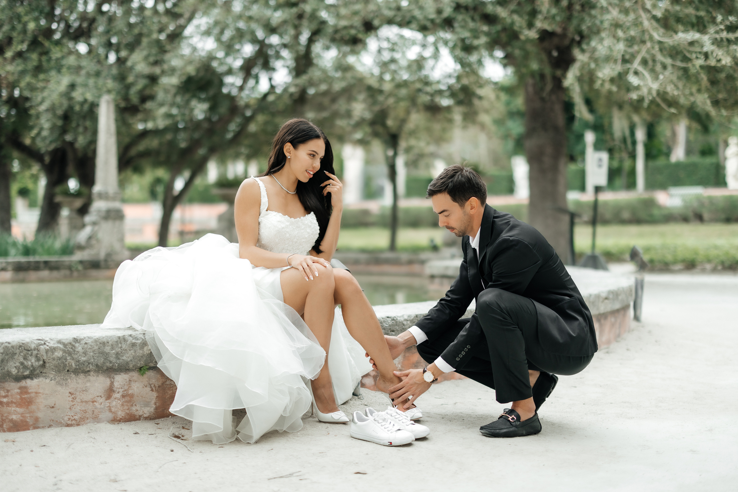 Yulia and Dimas, Vizcaya Museum and Gardens, Miami. Wedding Photo & Video