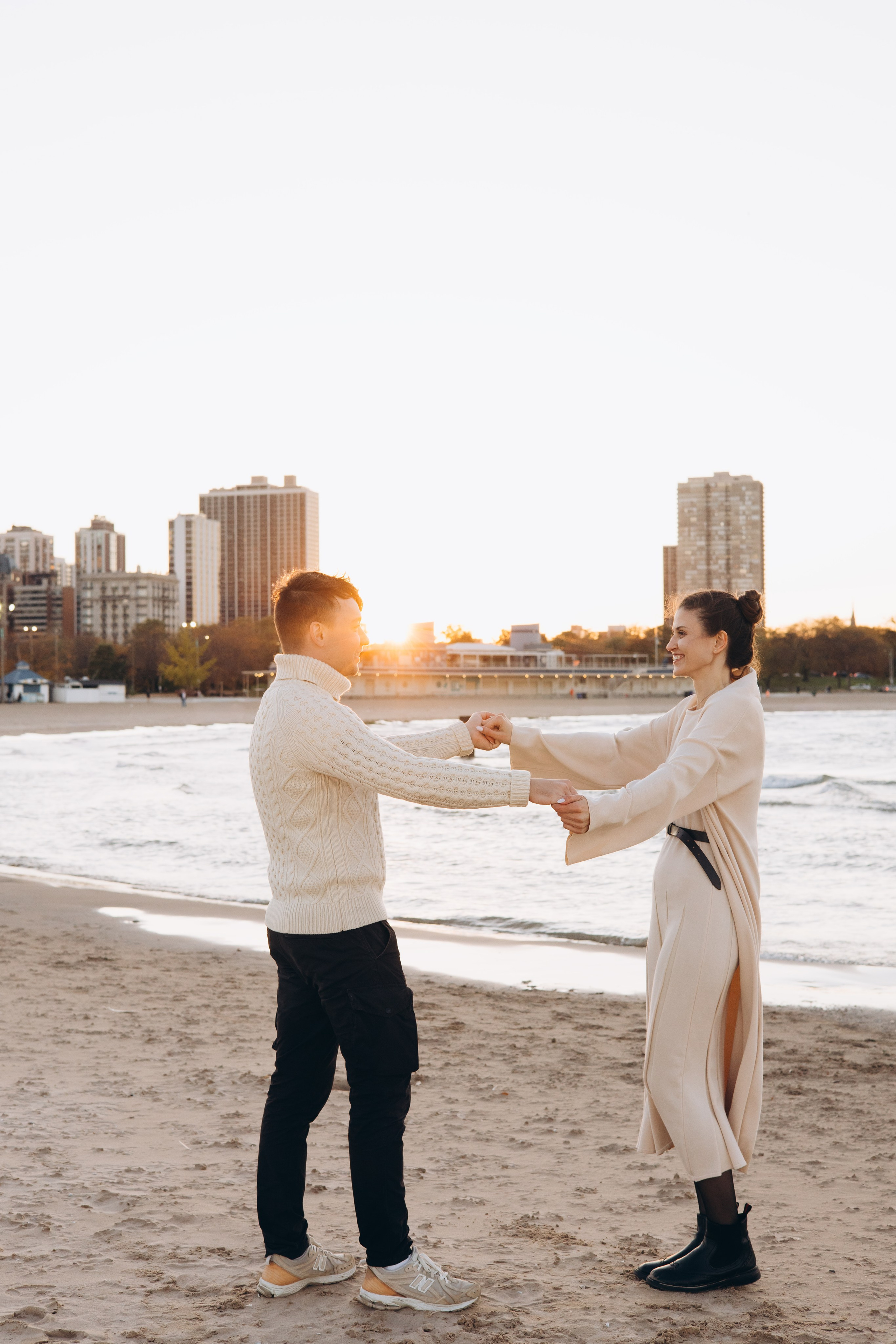 North Lake Shore Proposal — Chicago Photographer — Margarita Chudinova
